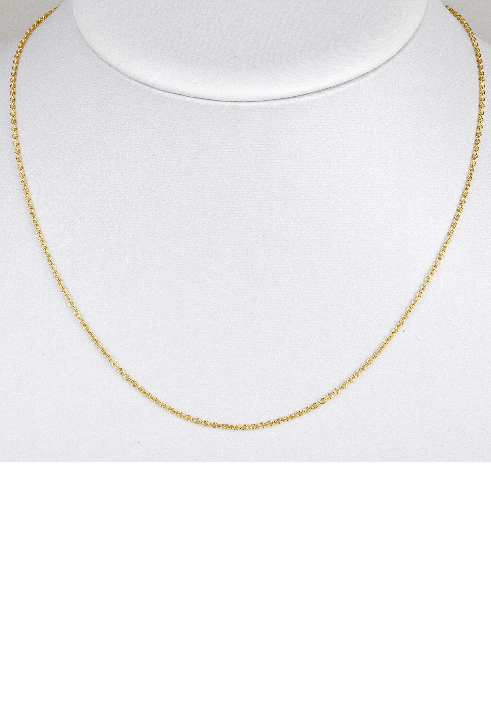 Firetti Collierkettchen »Schmuck Geschenk Gold 333 585 750 Rundankerkette in mehreren Breiten«, Made in Germany