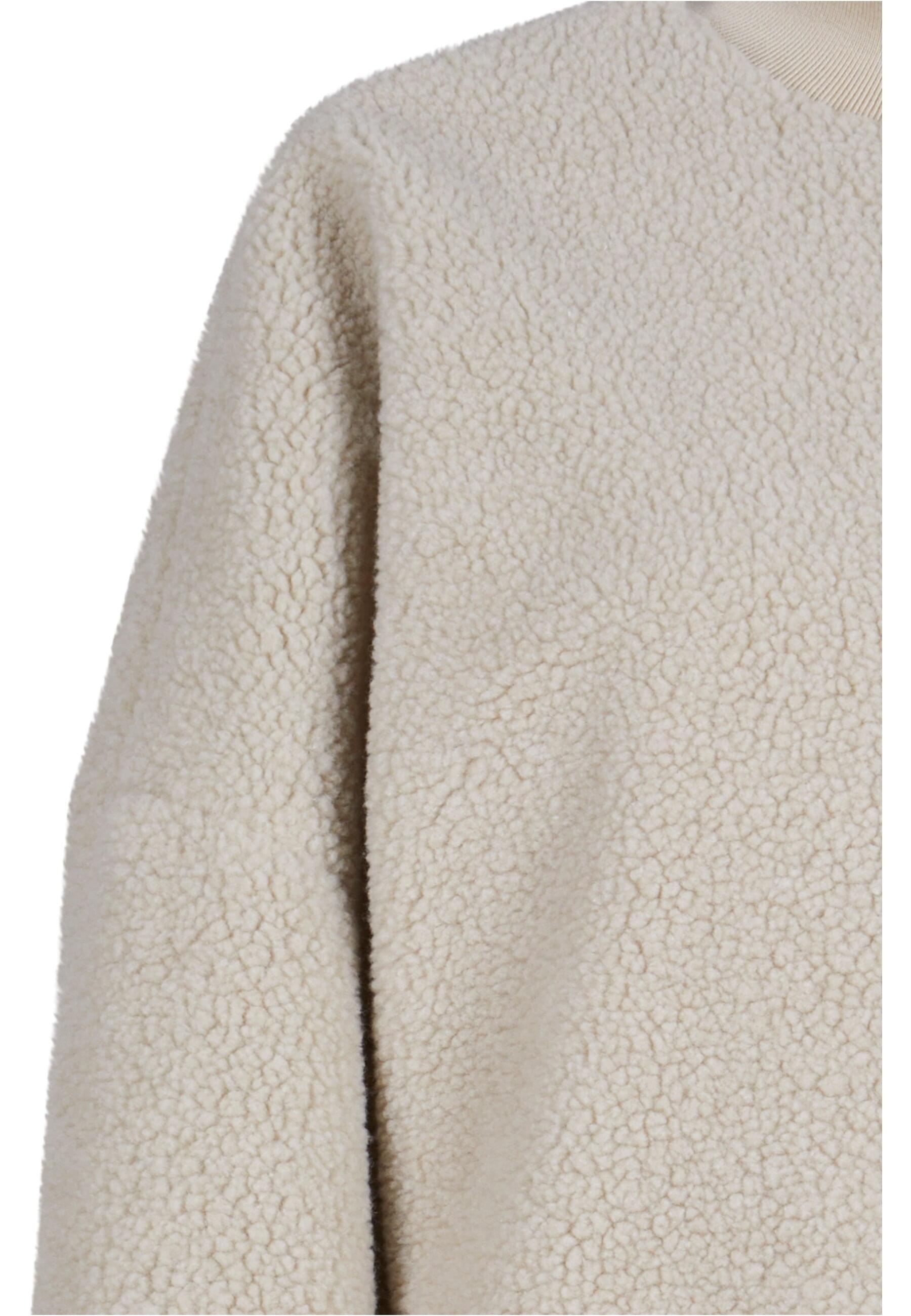 URBAN CLASSICS Sweater »Urban Classics Damen Ladies Sherpa Crewneck«