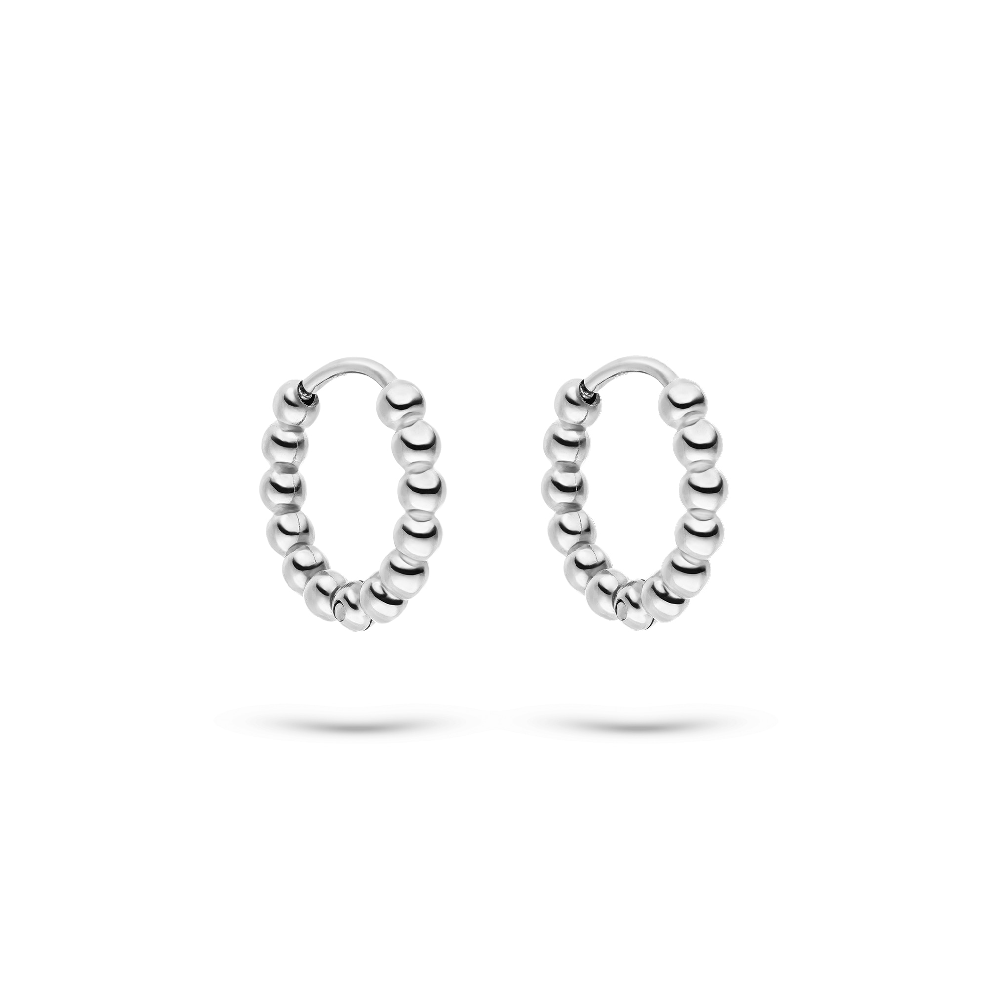 s.Oliver Paar Creolen »Schmuck Geschenk Edelstahl Creolen The Steel Ball«