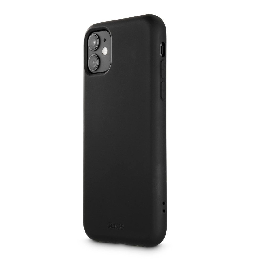 Hama Handyhülle »Handyhülle "Fantastic Feel" für Apple iPhone 11, Schwarz«, iPhone 11, Kratzschutz und bezogene Seitentasten