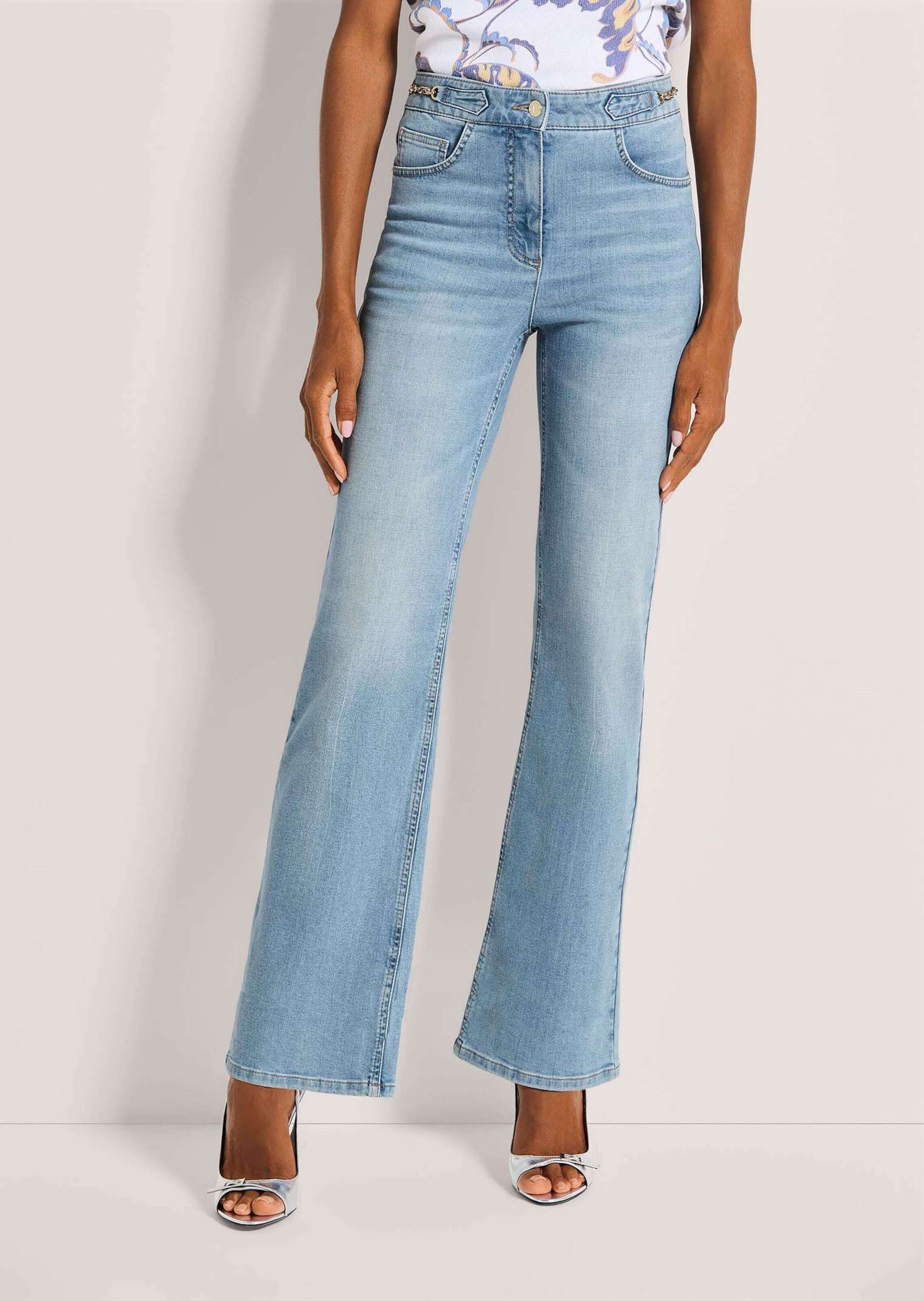 MADELEINE Regular-fit-Jeans »Jeans Straight-Leg-Jeans mit Formbund«