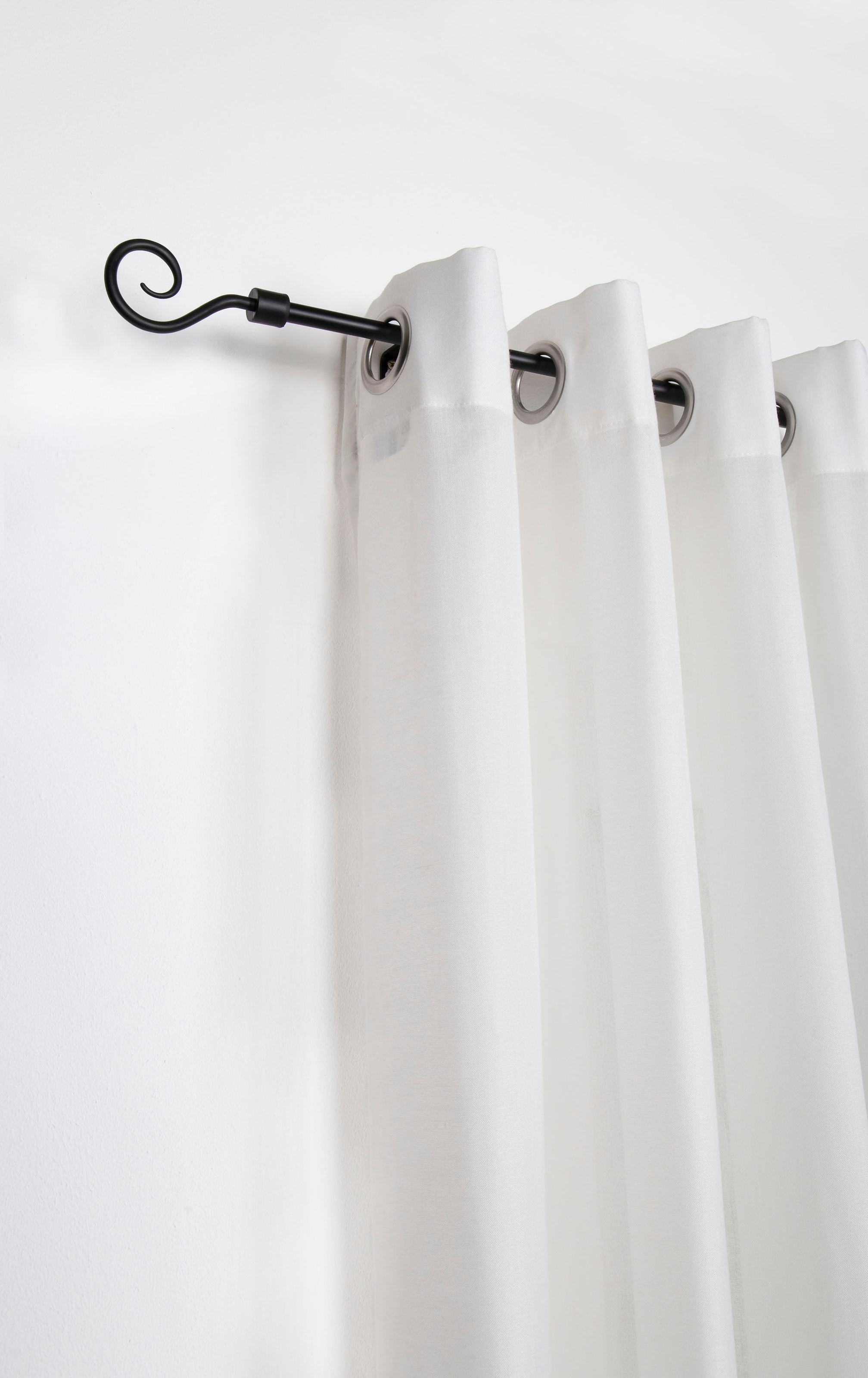 mydeco Gardinenstange »Hook«, 1 läufig-läufig, ausziehbar