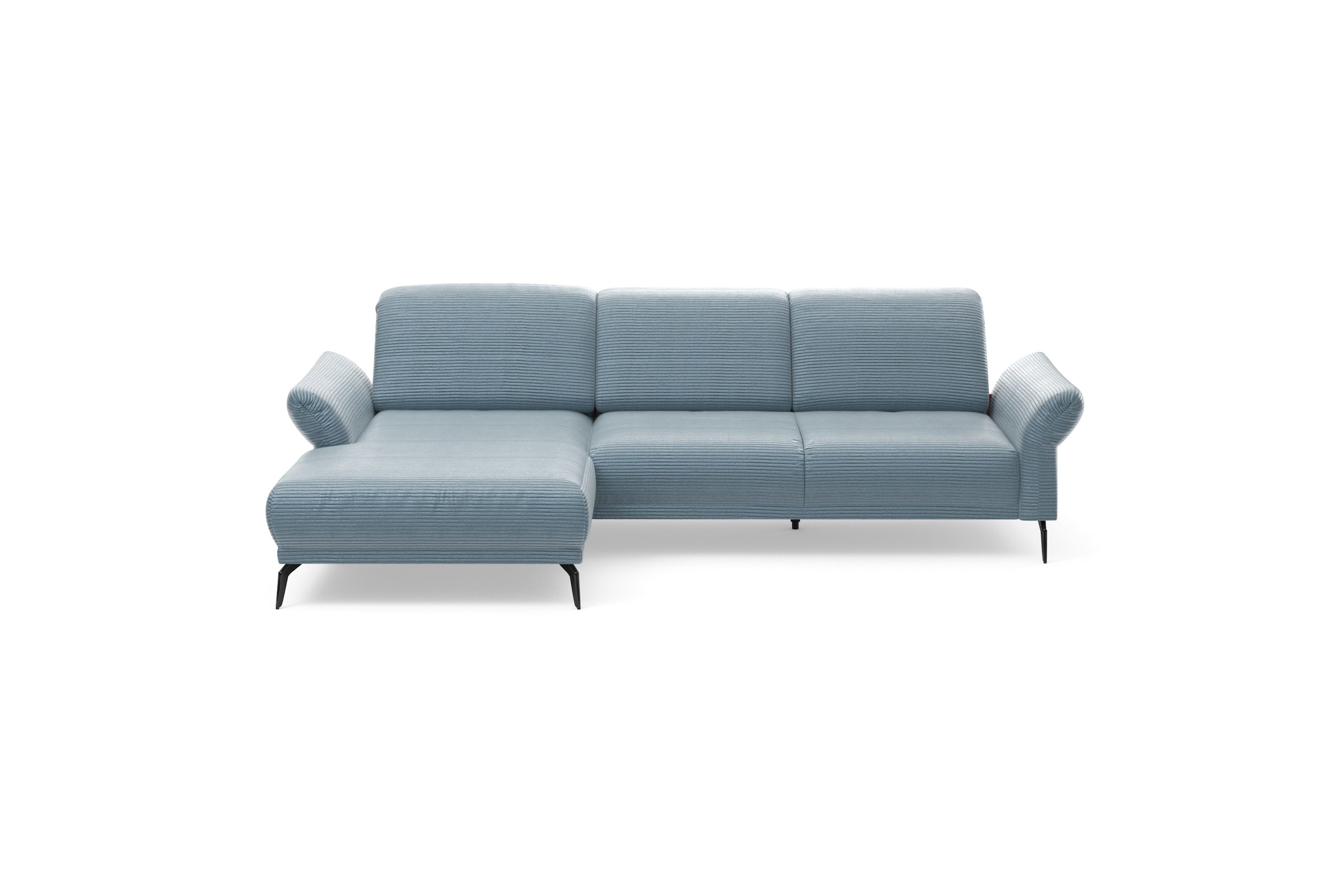 Home affaire Ecksofa "Coco L-Form" Sitztiefen-, Arm- und Kopfteilverstellun günstig online kaufen