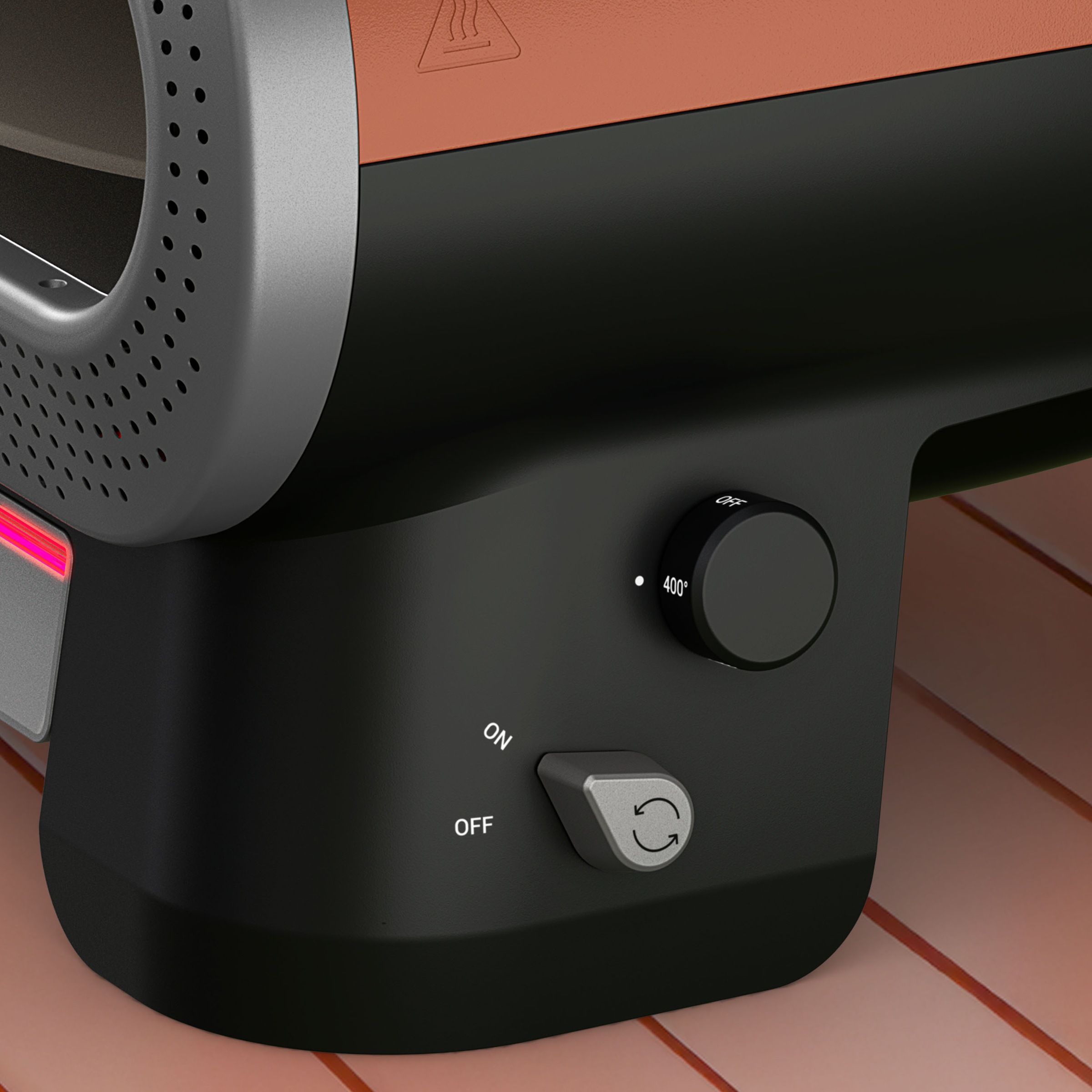 Tefal Pizzaofen »Pizza Pronto« 4 Temperaturstufen (250–400°C), automatischer Drehstein, Pizzaschieber