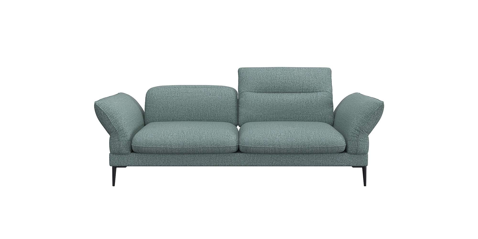 FLEXLUX 2,5-Sitzer »Salino, Funktionssofa, Relaxsofa«, Sofa mit Arm- und Kopfteil-Verstellungen, Kaltschaum & Stahl-Wellen