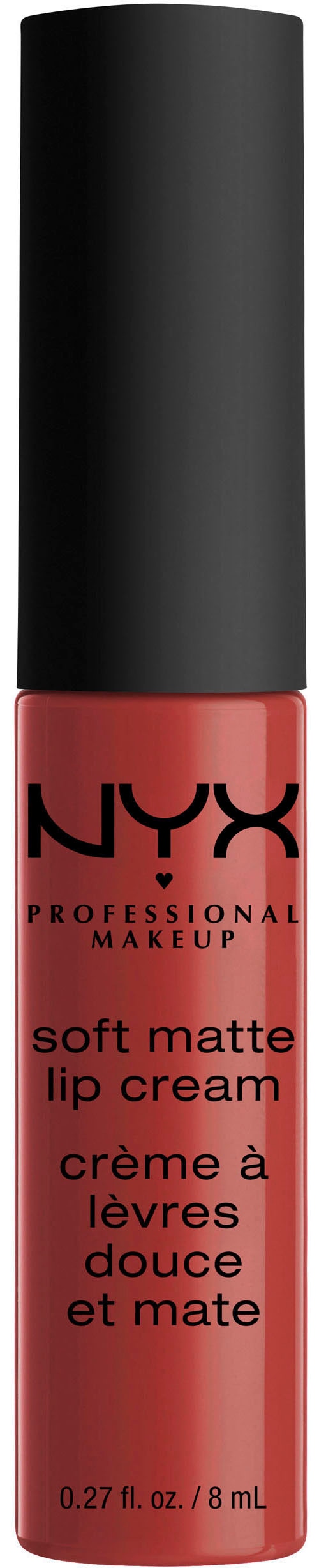 NYX Lippenstift »Professional Makeup Soft Matte Lip Cream«, mit natürlichen Inhaltstoffen