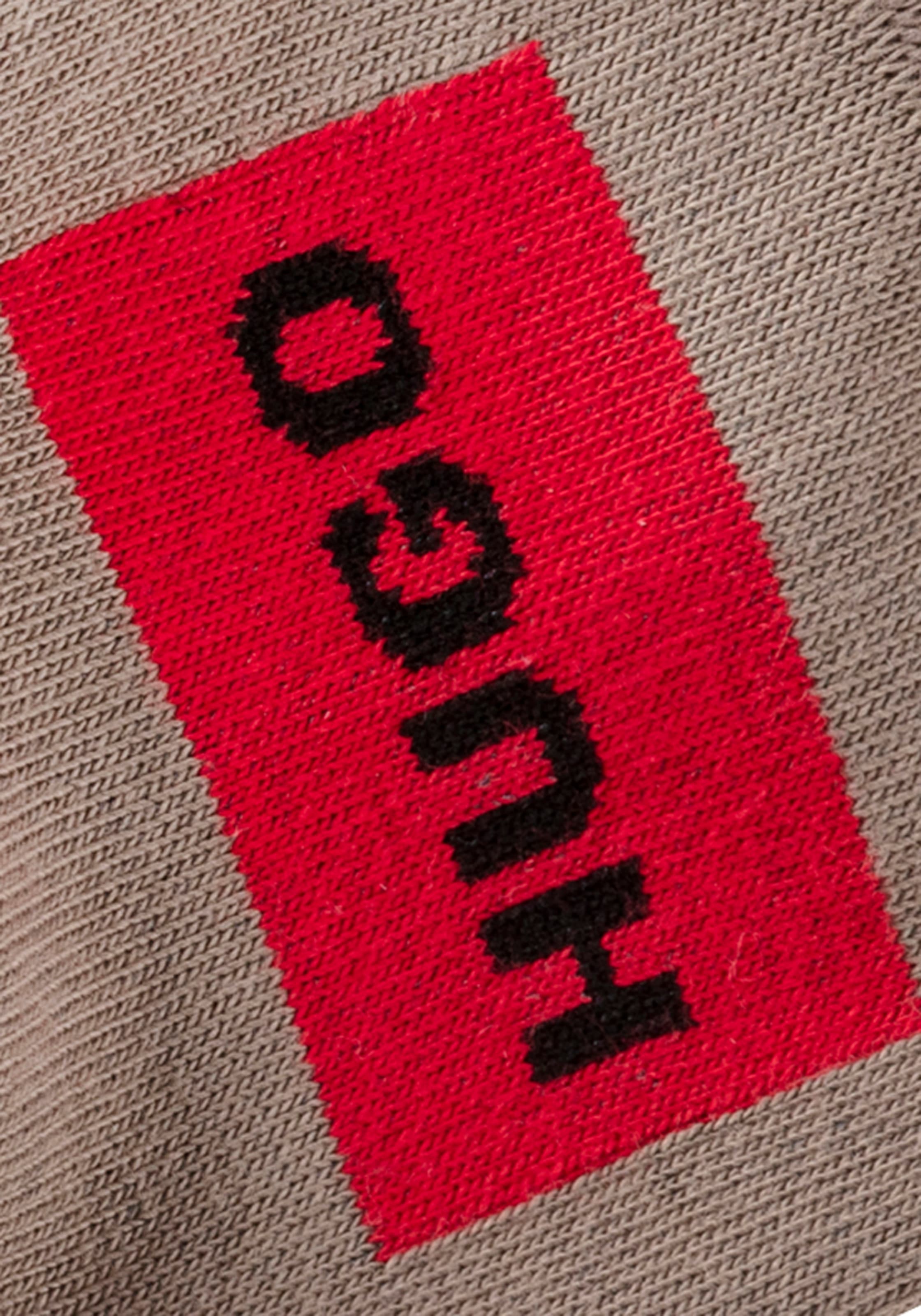 HUGO Underwear Freizeitsocken »3P LC LABEL CC«, (Packung, 3 Paar), mit Logostickerei