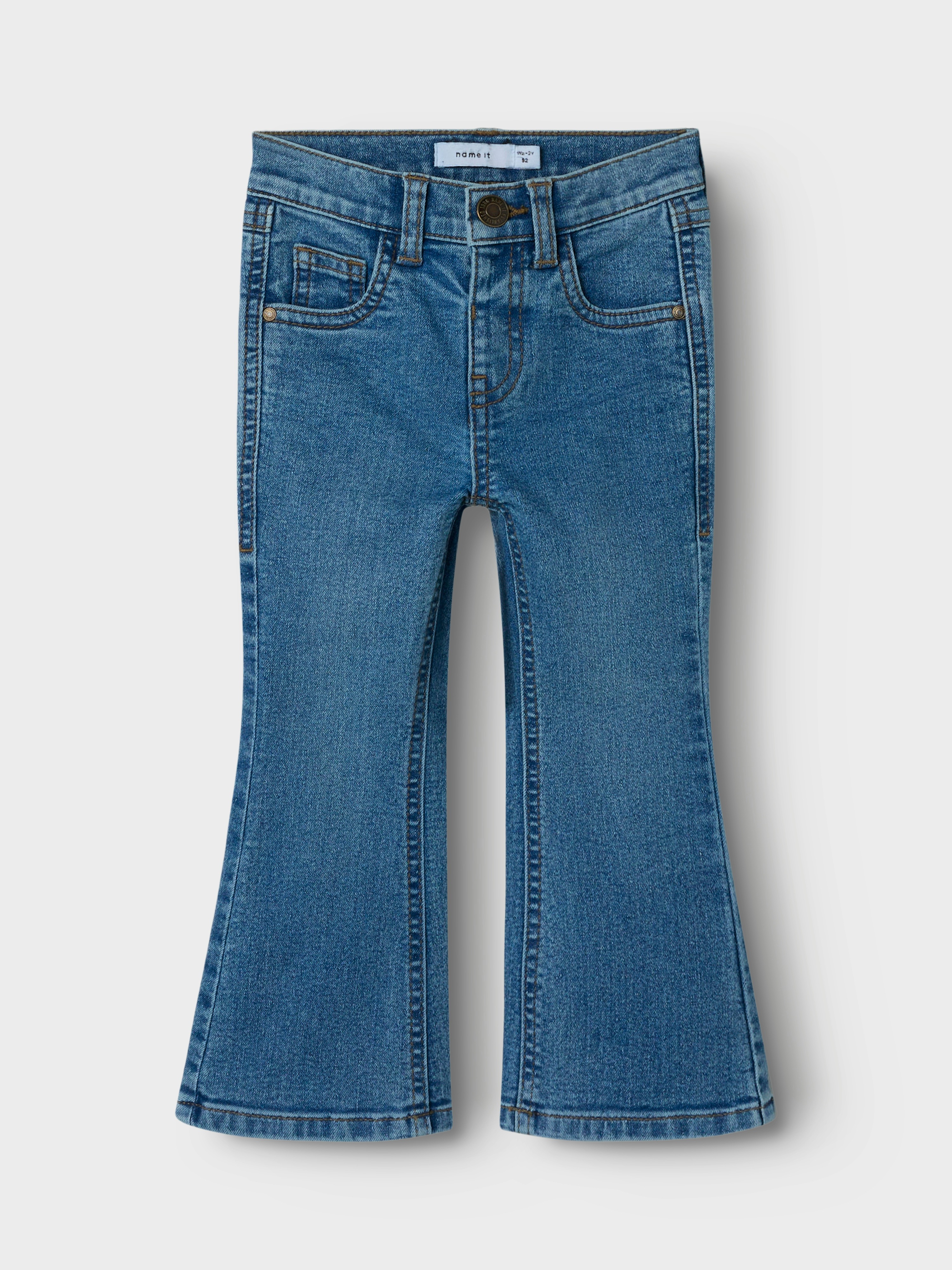 Thumbnail - Name It Weite Jeans "NMFPOLLY BOOTCUT JEANS 8808-DT TB"