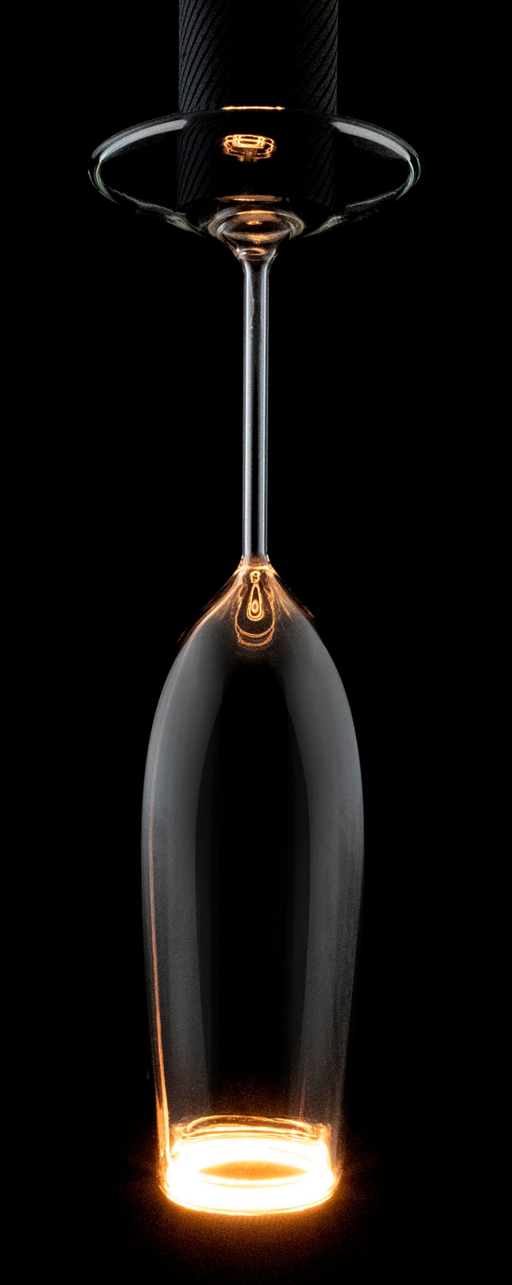 SEGULA LED-Leuchtmittel »LED Floating Champagne clear«, E27, 1 St., Extra-Warmweiß, handmade