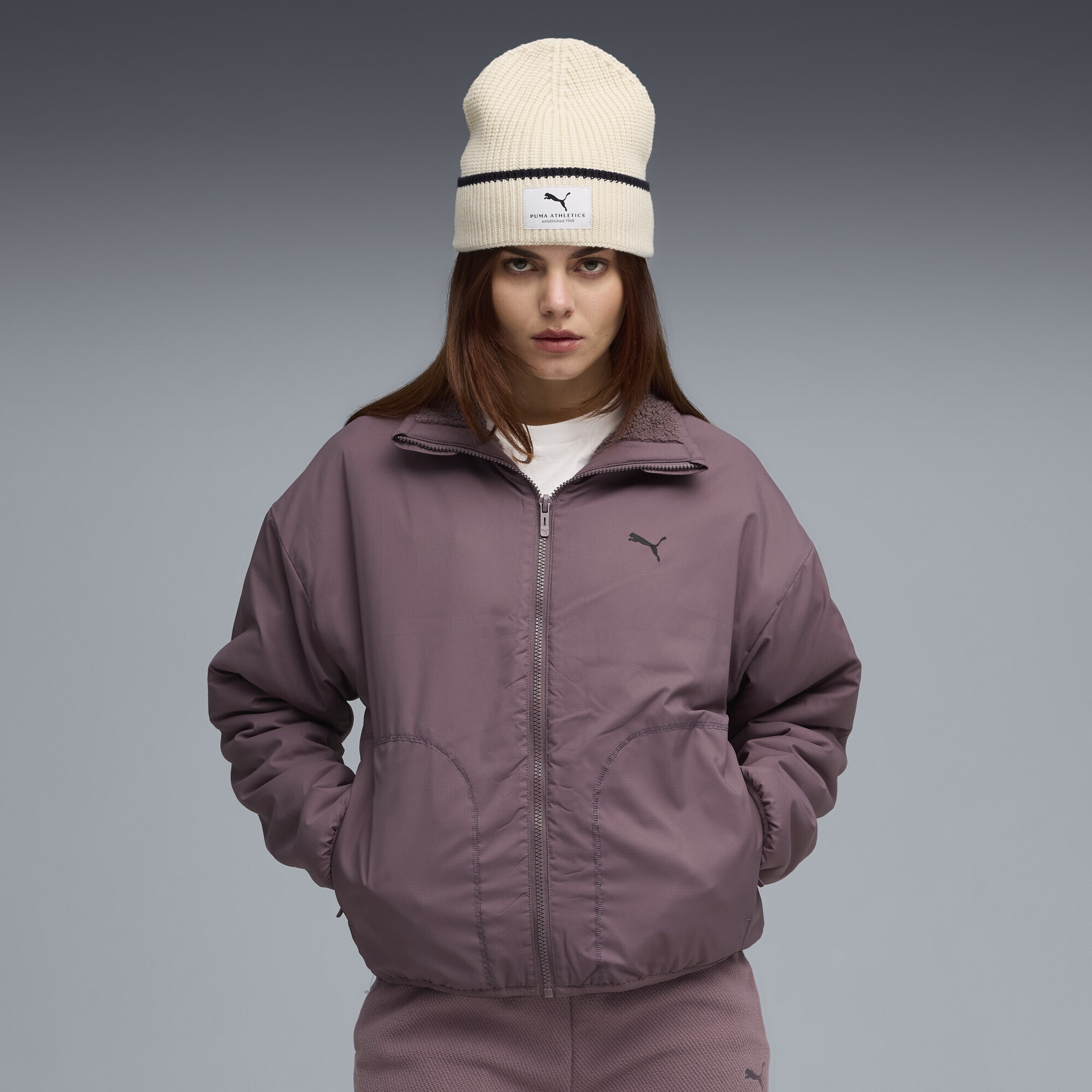 PUMA Funktionsweste »Hybrid Sherpa Wendbare Jacke Damen«