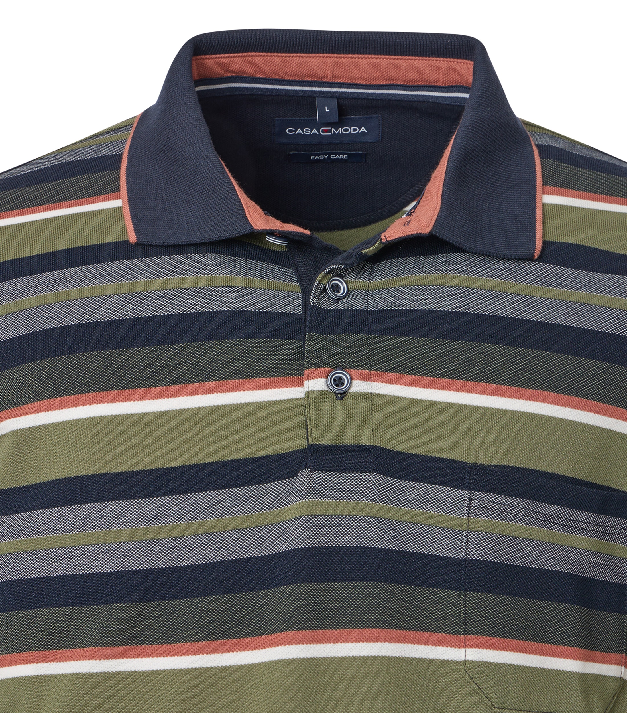 CASAMODA Poloshirt »CASAMODA Polo-Shirt gestreift«