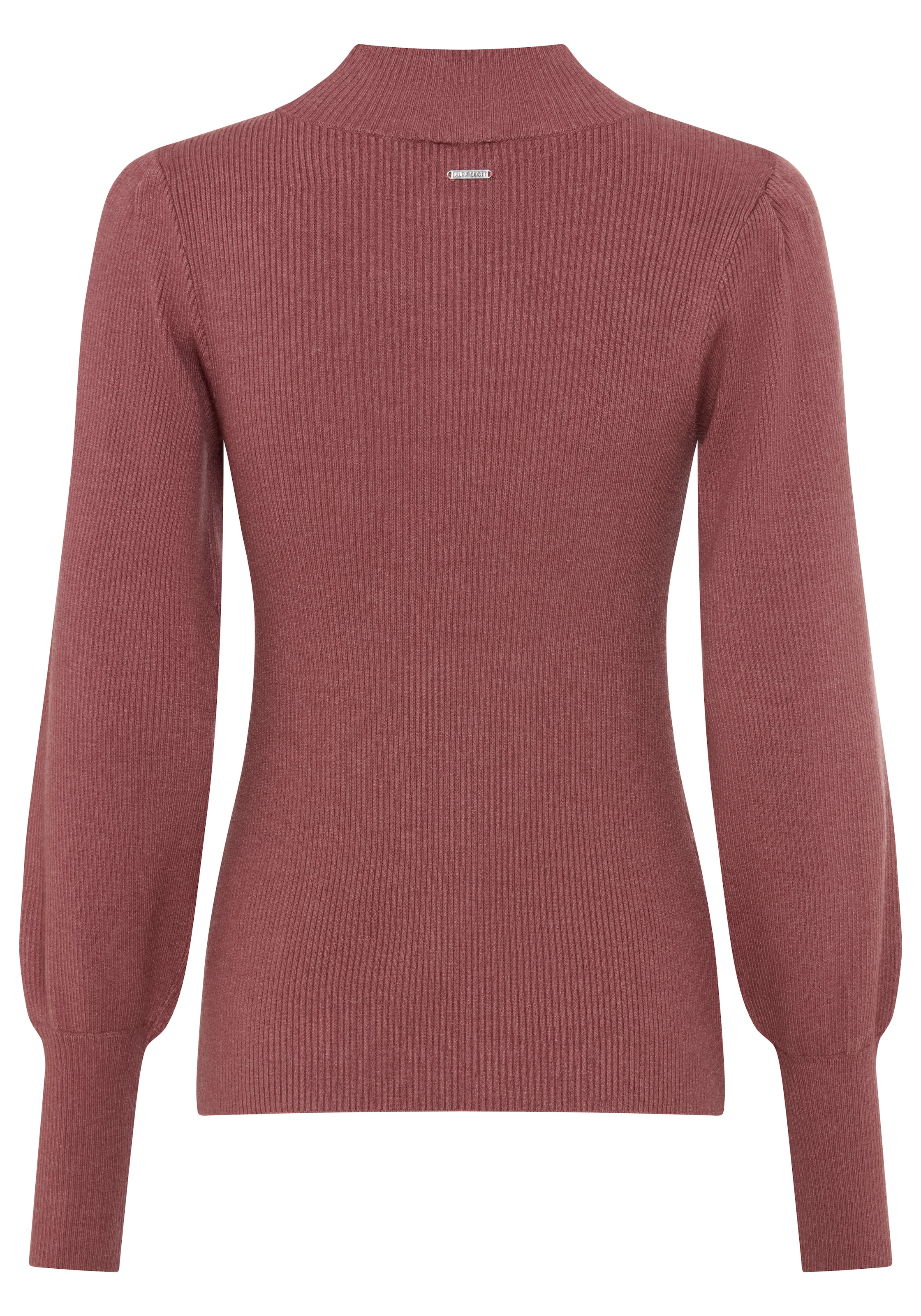 Laura Scott Strickpullover »mit Stehkragen, figurbetonter Passform« aus weicher Viskosemischung