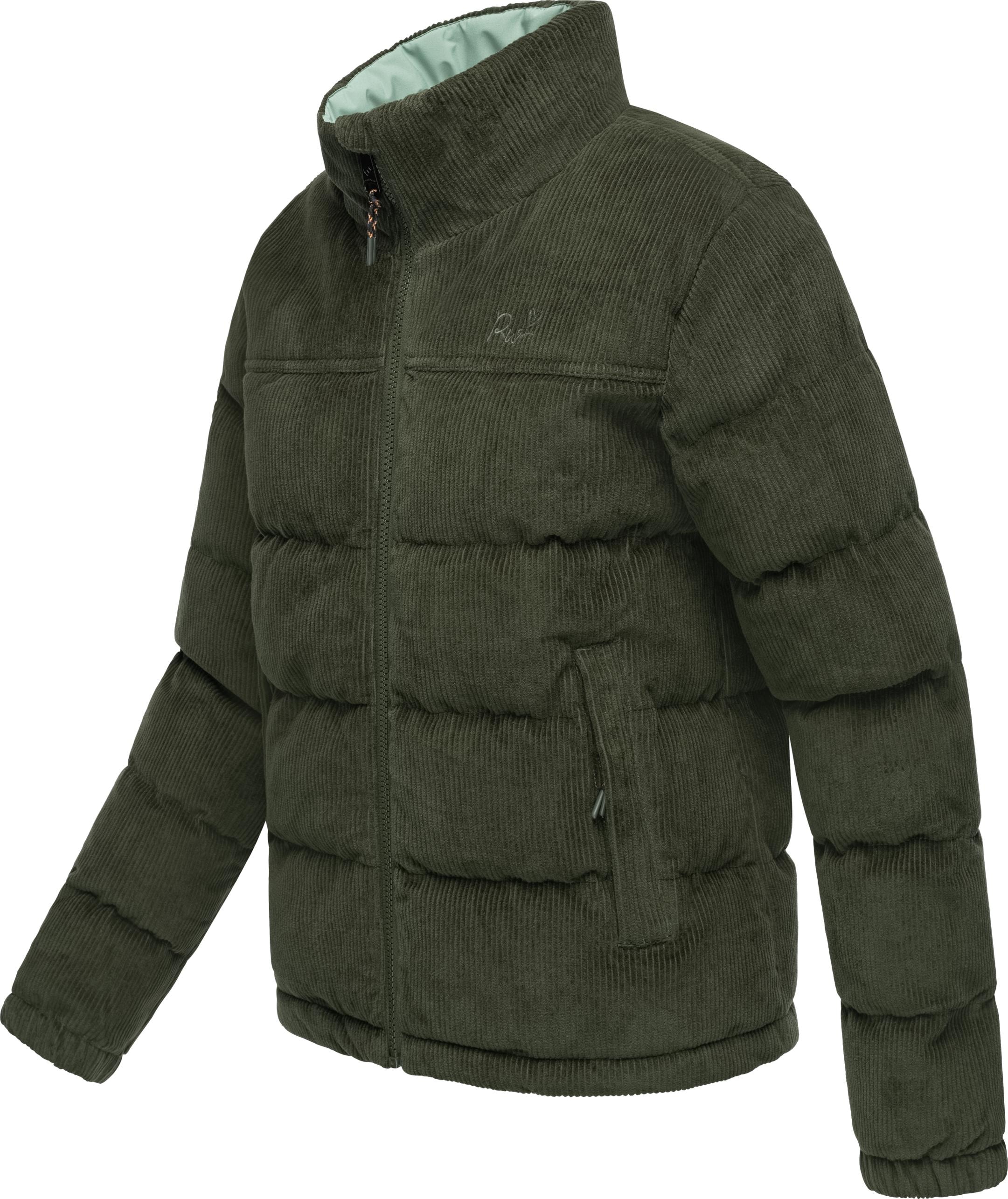 Ragwear Cordjacke »Uxia«, ohne Kapuze, Modische Damen Jacke in Cord mit wärmenden Innenfutter