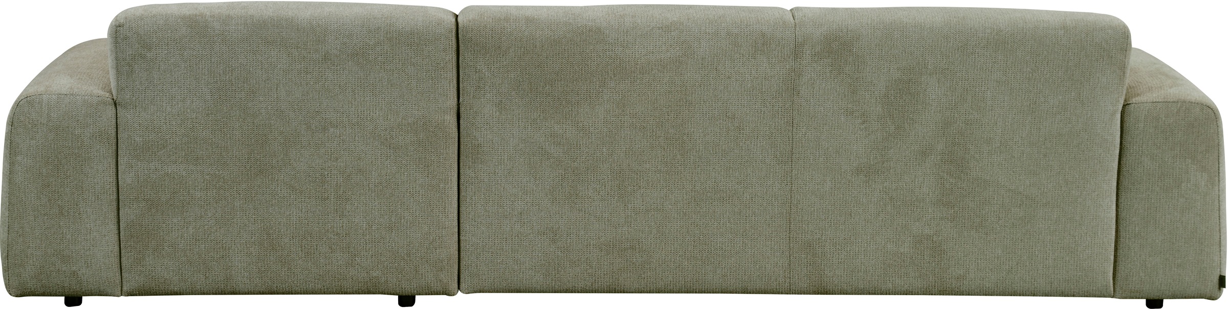 andas Ecksofa »Linkka, Breite 301 cm«, L-Form, in einem weichen Chenille-Stoff, mit Wellenunterfederung