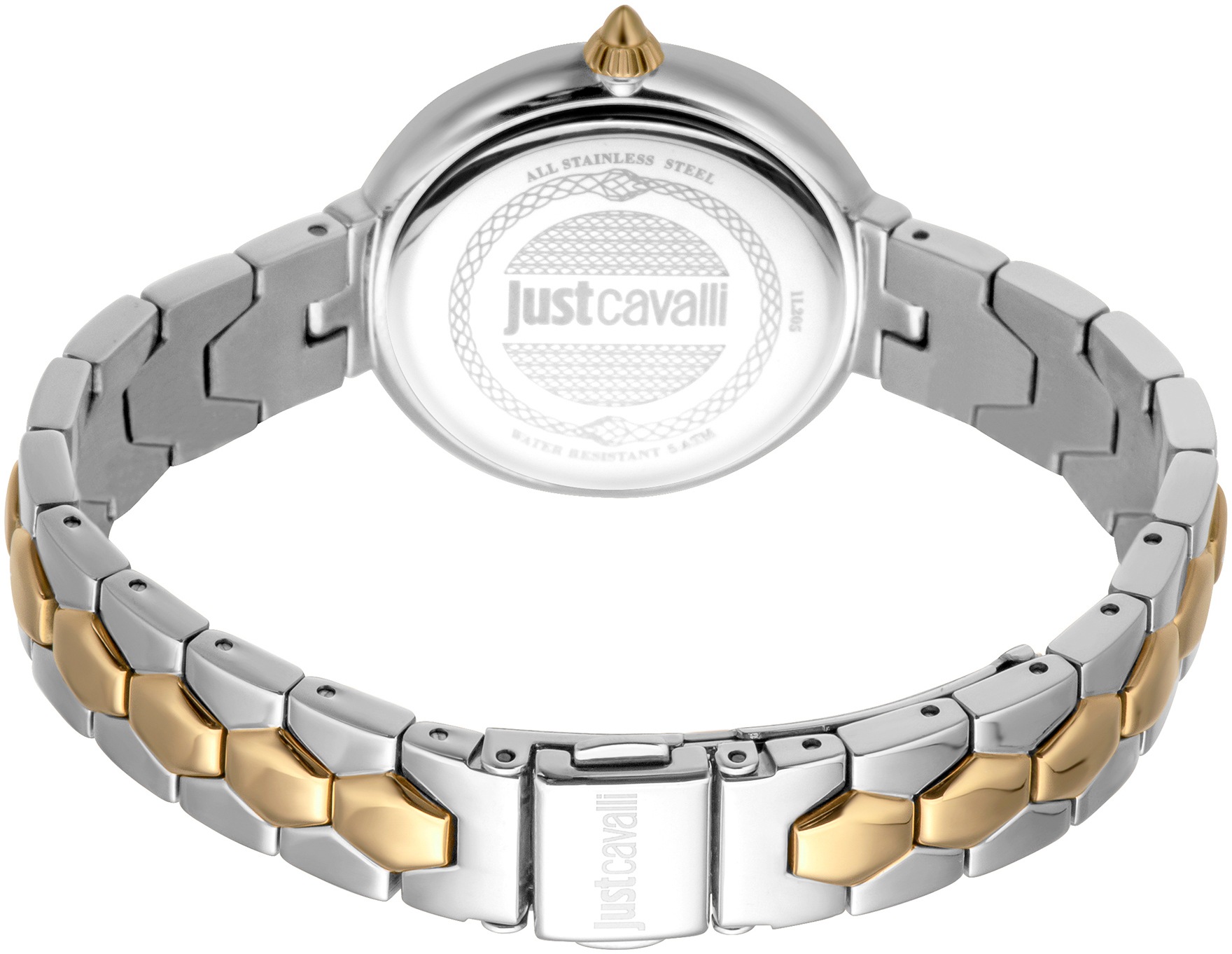 Just Cavalli Time Quarzuhr »CREAZIONE 10, JC1L205M0085«, (Set, 2 tlg., mit Armband)