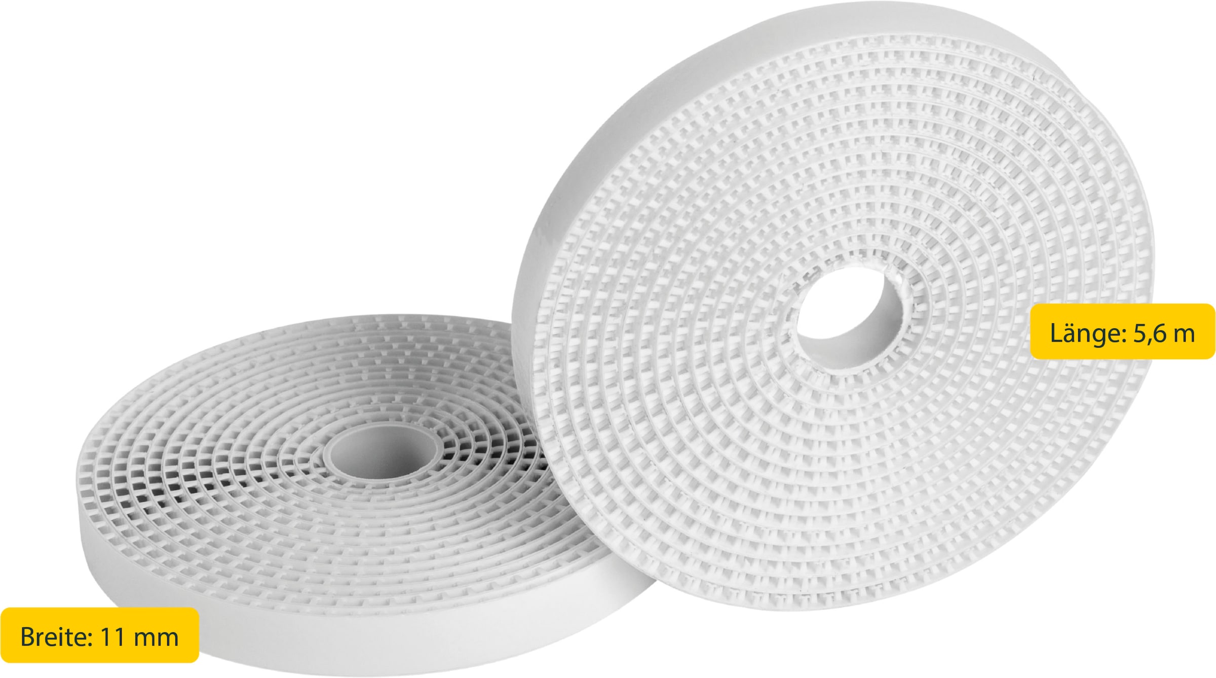 SCHELLENBERG Klett-Klebeband »Plus für Fliegengitter Fenster aus Polyester-, Fibergas- und Alugewebe«, Befestigungsband 5,6 m, individuell zuschneidbar, inkl. Montagezubehör