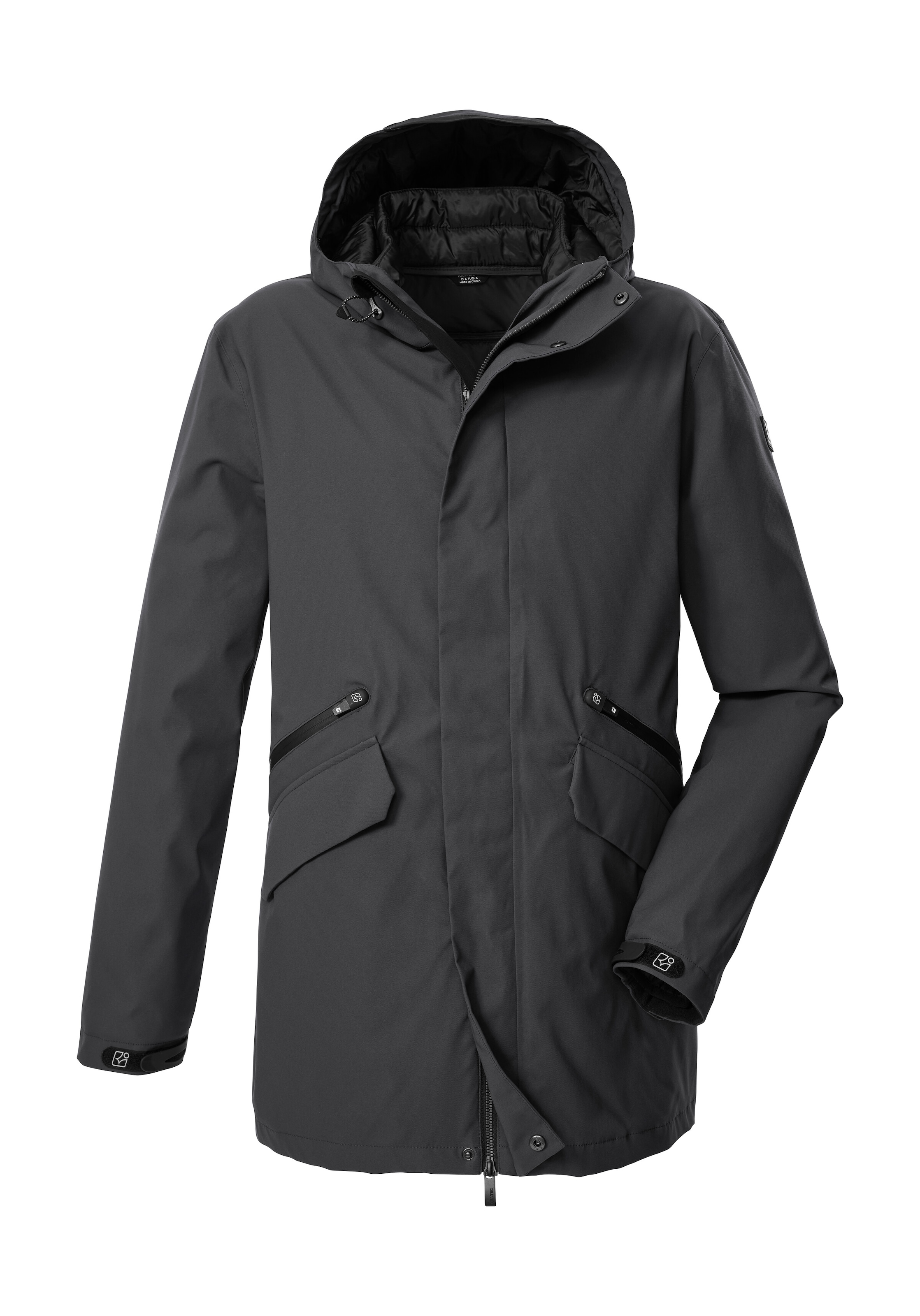 Killtec 3-in-1-Funktionsjacke »KOW 94 MN PRK« 3 in 1 Parka: wasserdicht, atmungsaktiv, verstellbare Kapuze