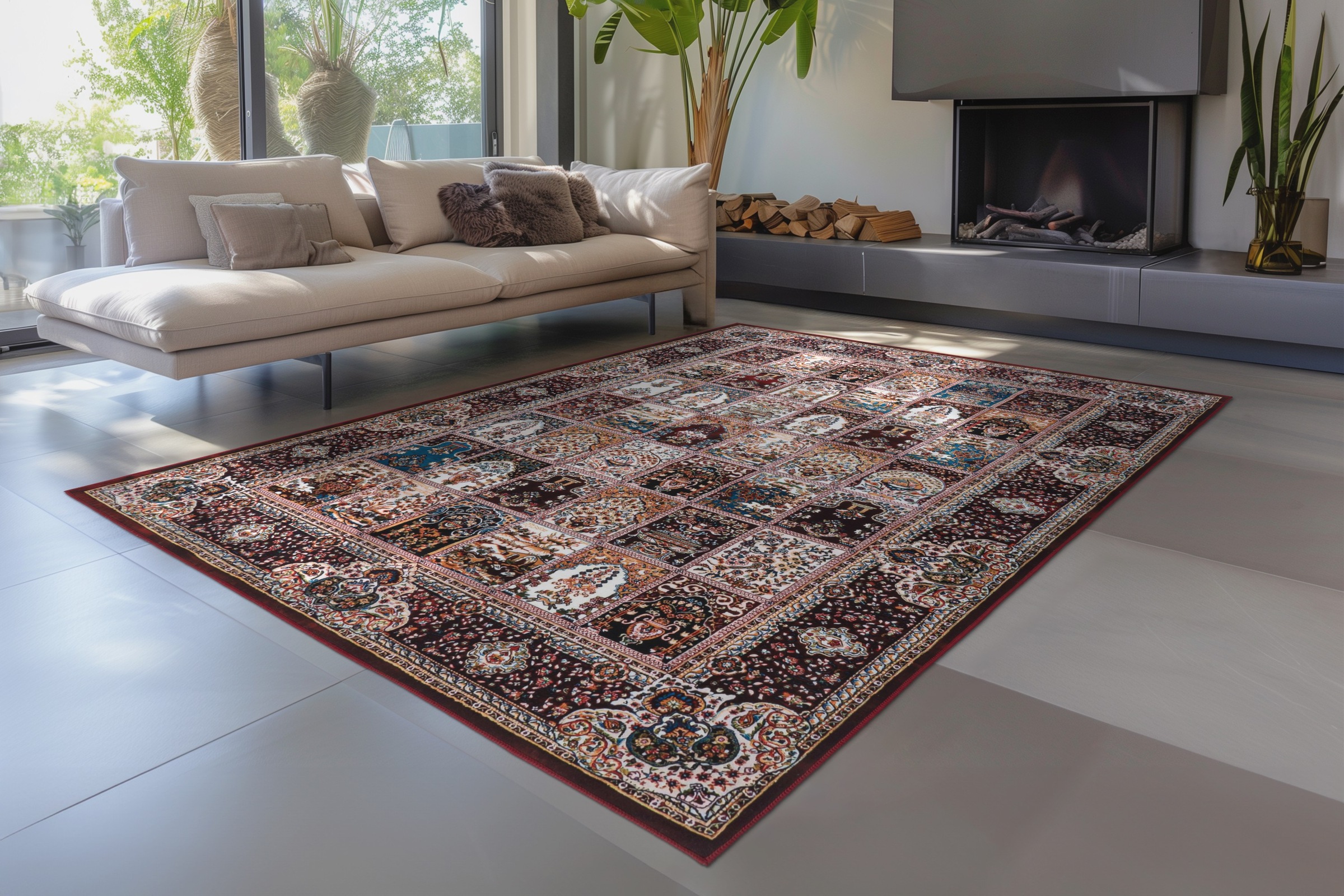 Kayoom Teppich "Rocks 325" rechteckig 6 mm Höhe Kurzflor, Orient Optik, Woh günstig online kaufen