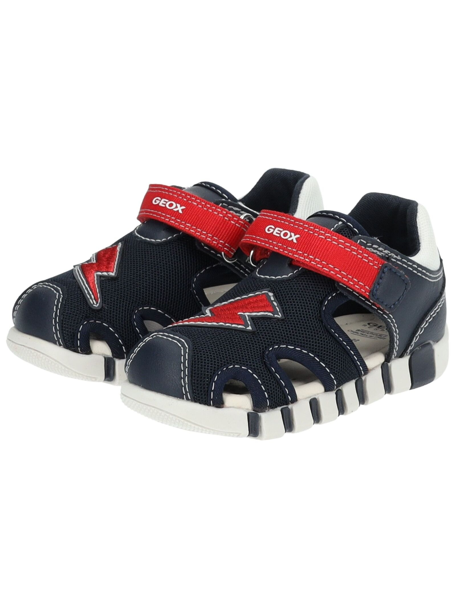 Geox Sandale »Geox Sandalen Lederimitat/Mesh«