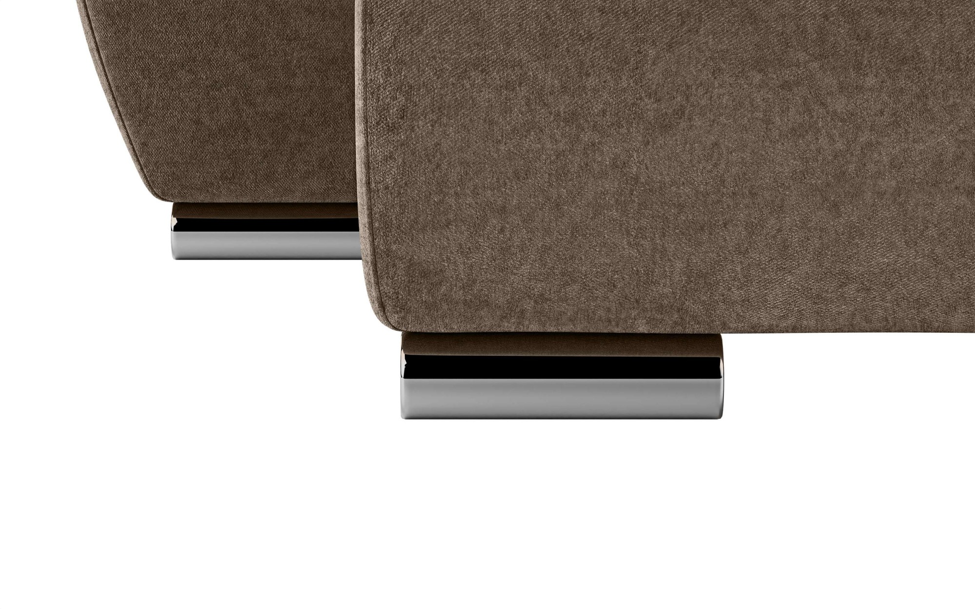 INOSIGN Ecksofa »HAVERHILL Schlafsofa mit Bettkasten, Maße B/H/T: 237/89/166 cm«, L-Form mit Recamiere links oder rechts bestellbar, Wellenunterfederung