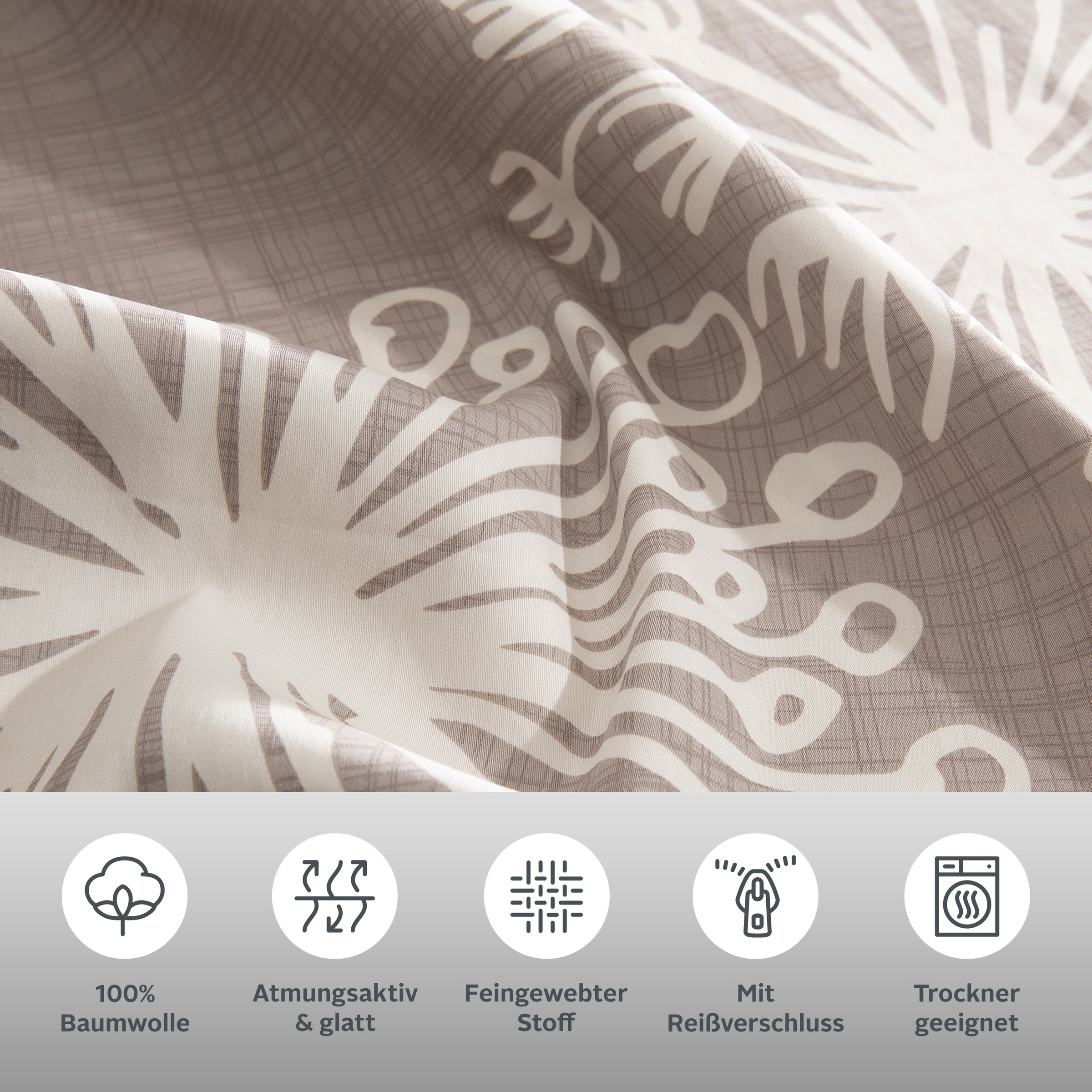 Thumbnail - Home affaire Bettwäsche "Soucy" 2 Stk. tlg. ab Gr. 135x200, 100% Baumwolle, Renforcé