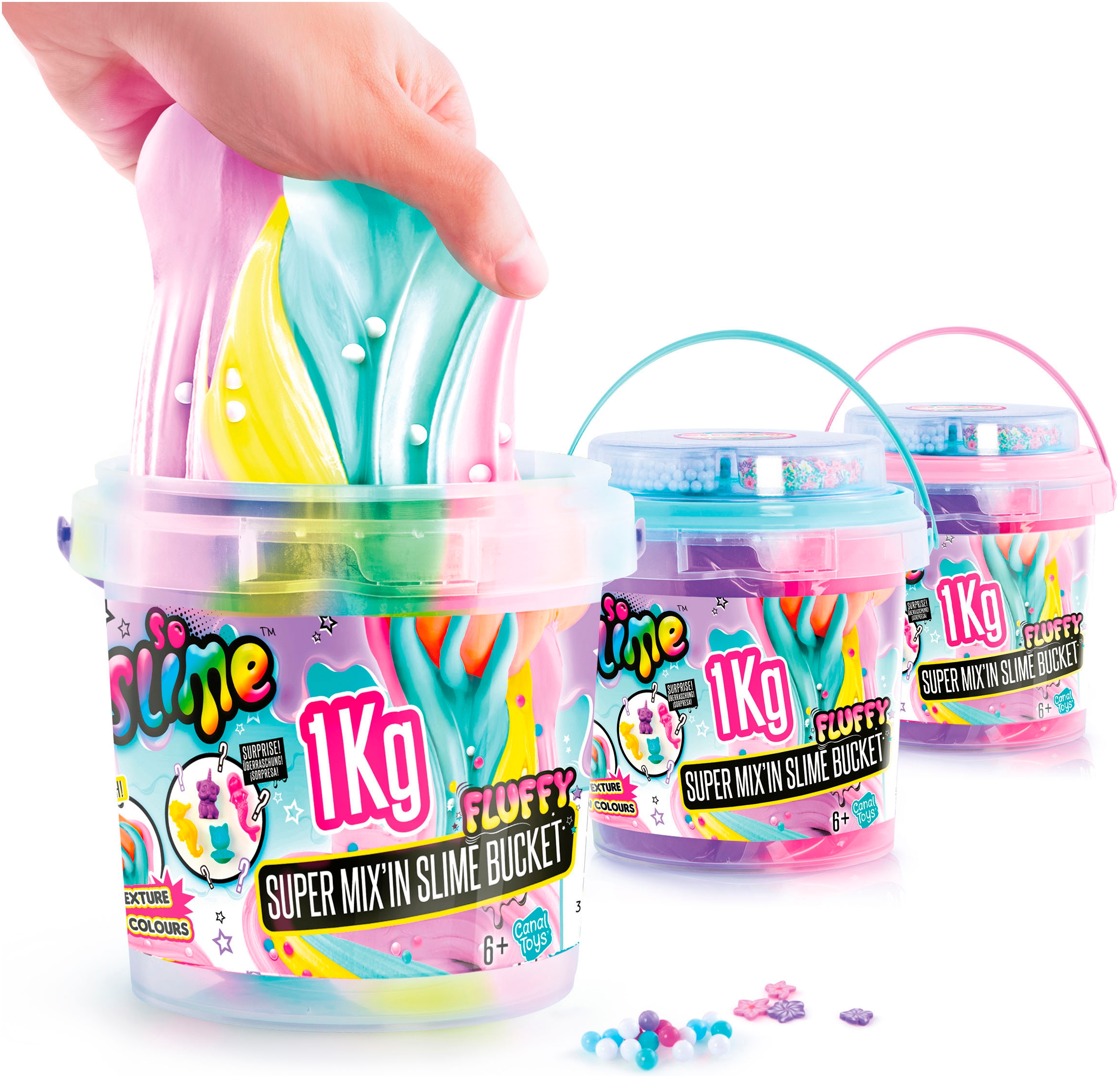 Canal Toys Kreativset »Slime™, Slime Eimer mit 1kg Slime« Lieferung erfolgt farblich sortiert!