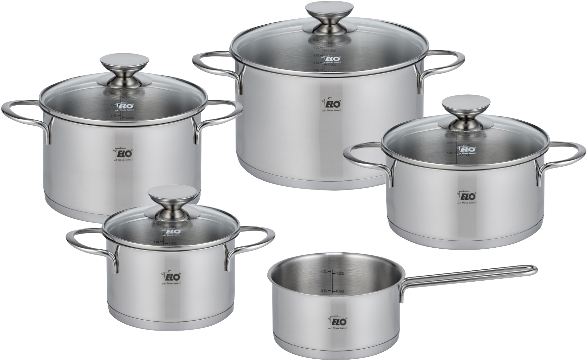 Elo Topf-Set "Galant" Set, Bratentopf Ø 20 cm, Fleischtopf Ø 16/20/24 cm, S günstig online kaufen