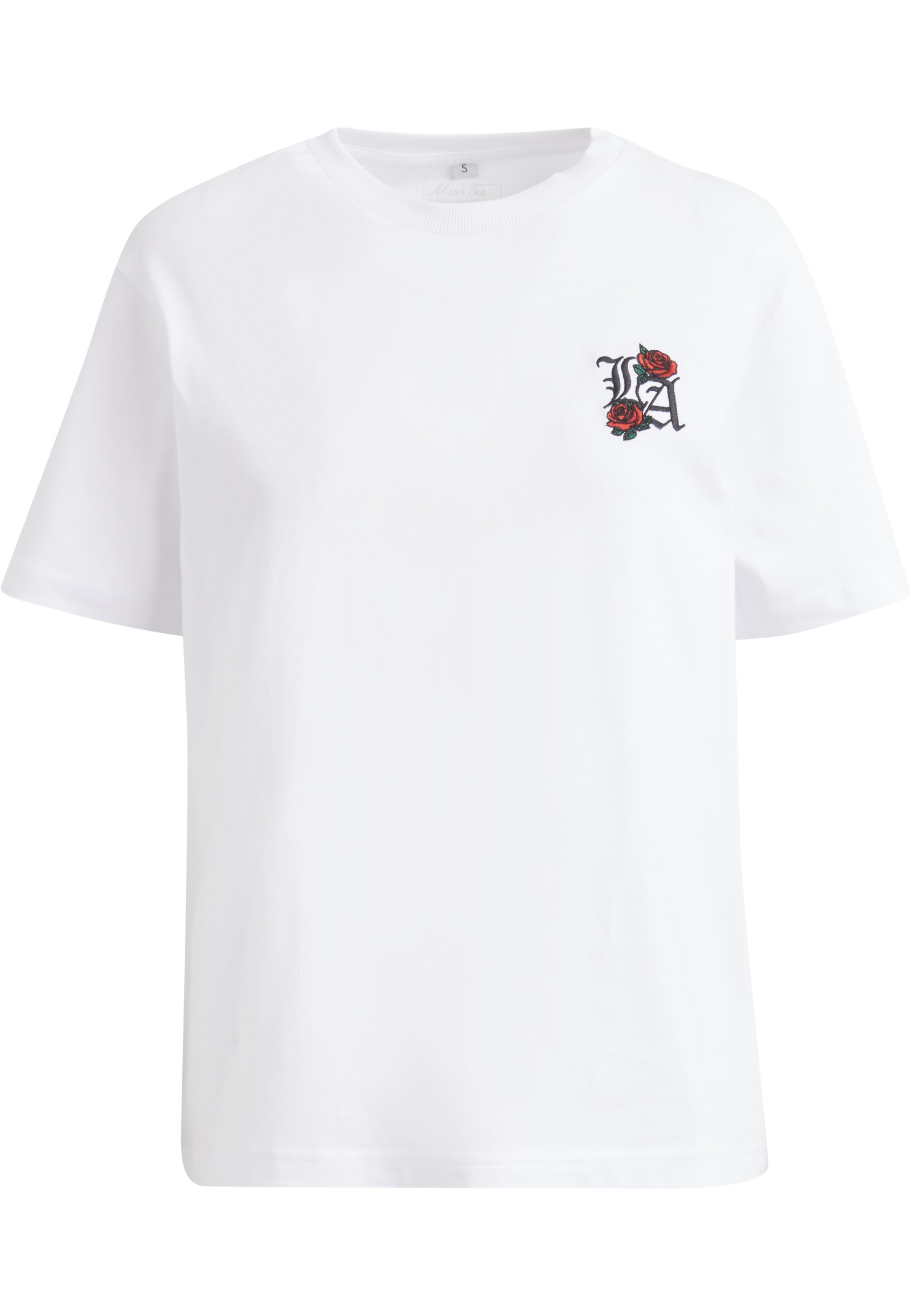 Miss Tee T-Shirt "Miss Tee Los Angeles Roses EMB Tee" 1 Stk.
