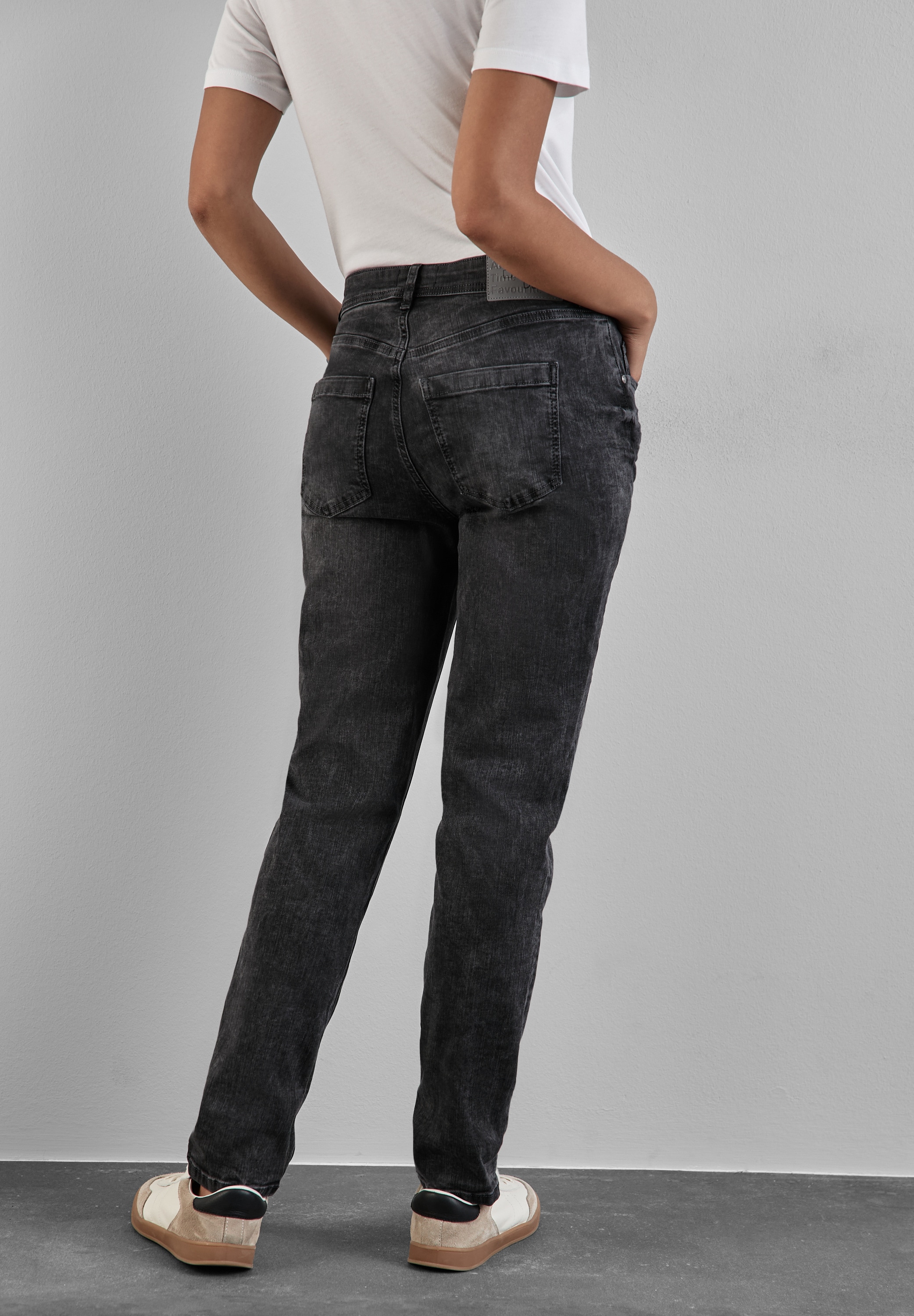 Comfort-fit-Jeans, softer Materialmix