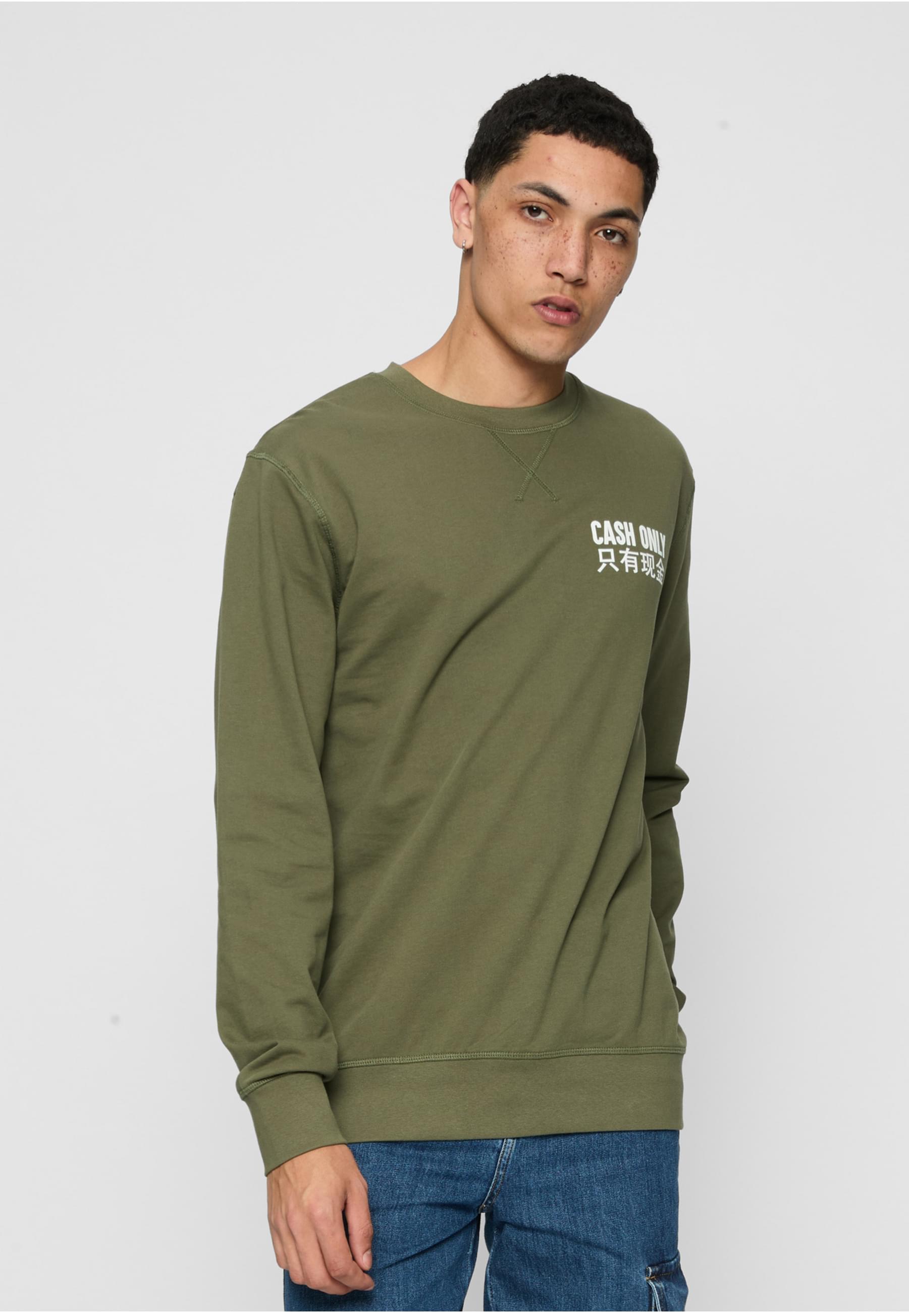 Thumbnail - MisterTee Rundhalspullover "MisterTee Herren Cash Only Crewneck", (1 tlg.)