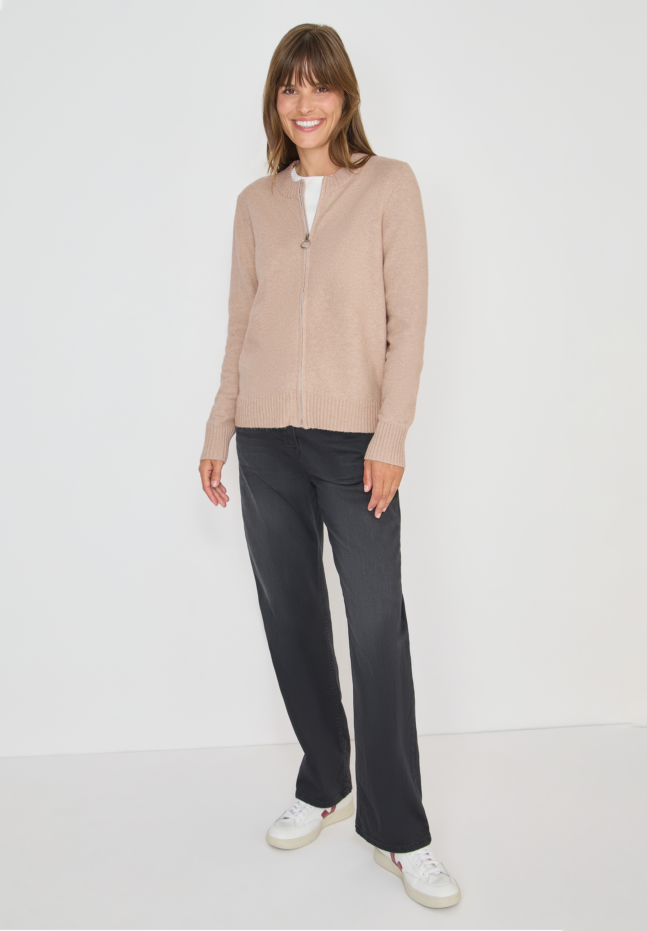 Cecil Cardigan, mit Ripp-Details