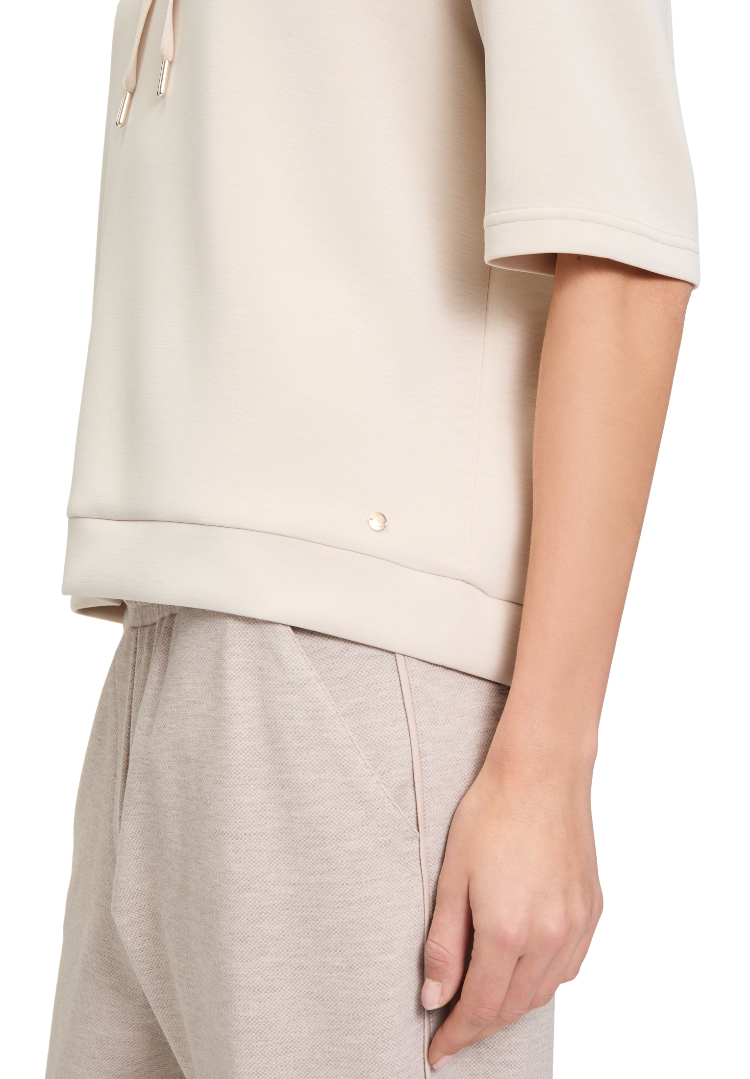 Betty&Co Kurzarmshirt »Betty & Co Damen Sweatshirt mit Kapuze«, (1 tlg.)