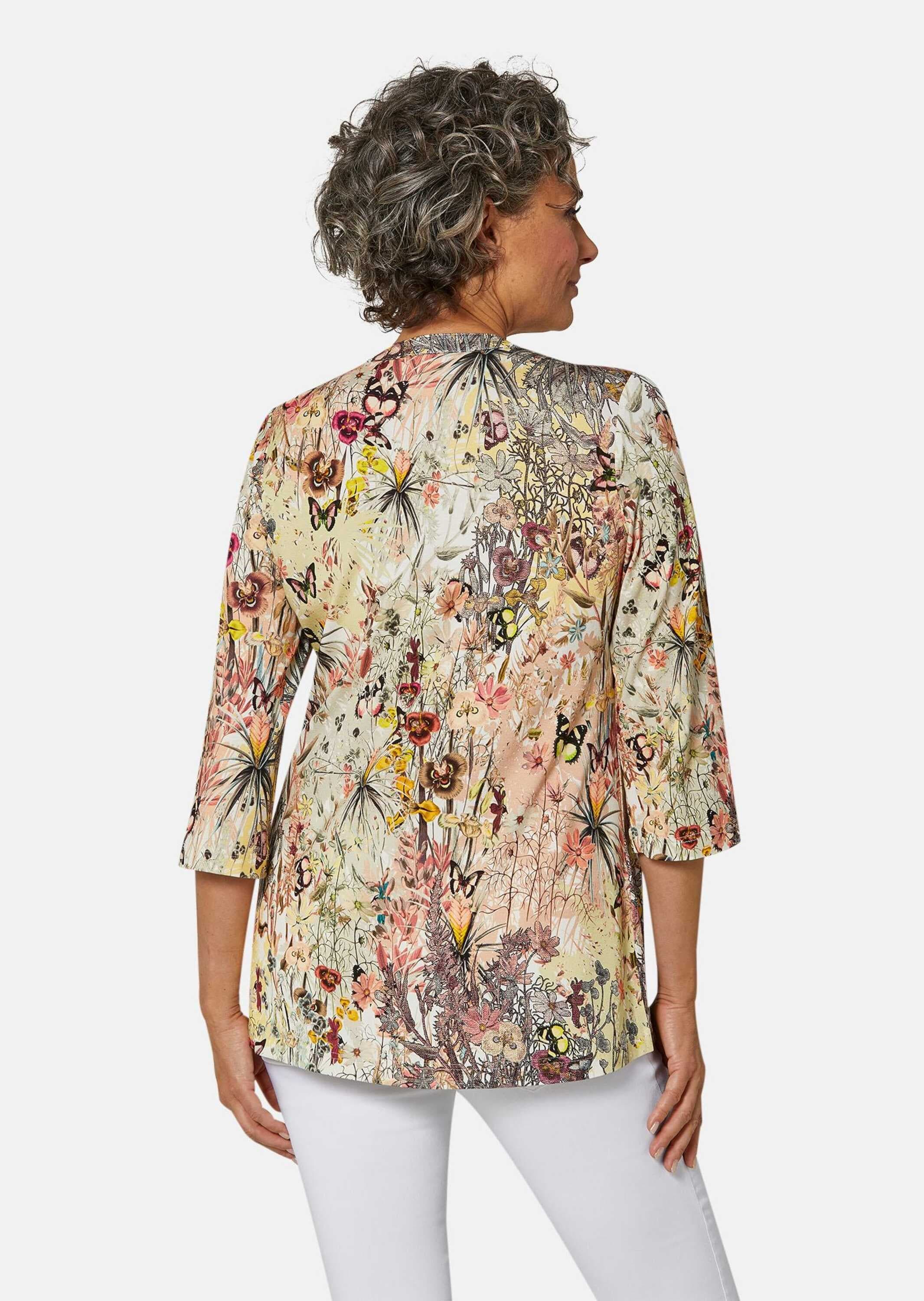 GOLDNER Print-Shirt »Figurschmeichelndes Drucktunika-Shirt«
