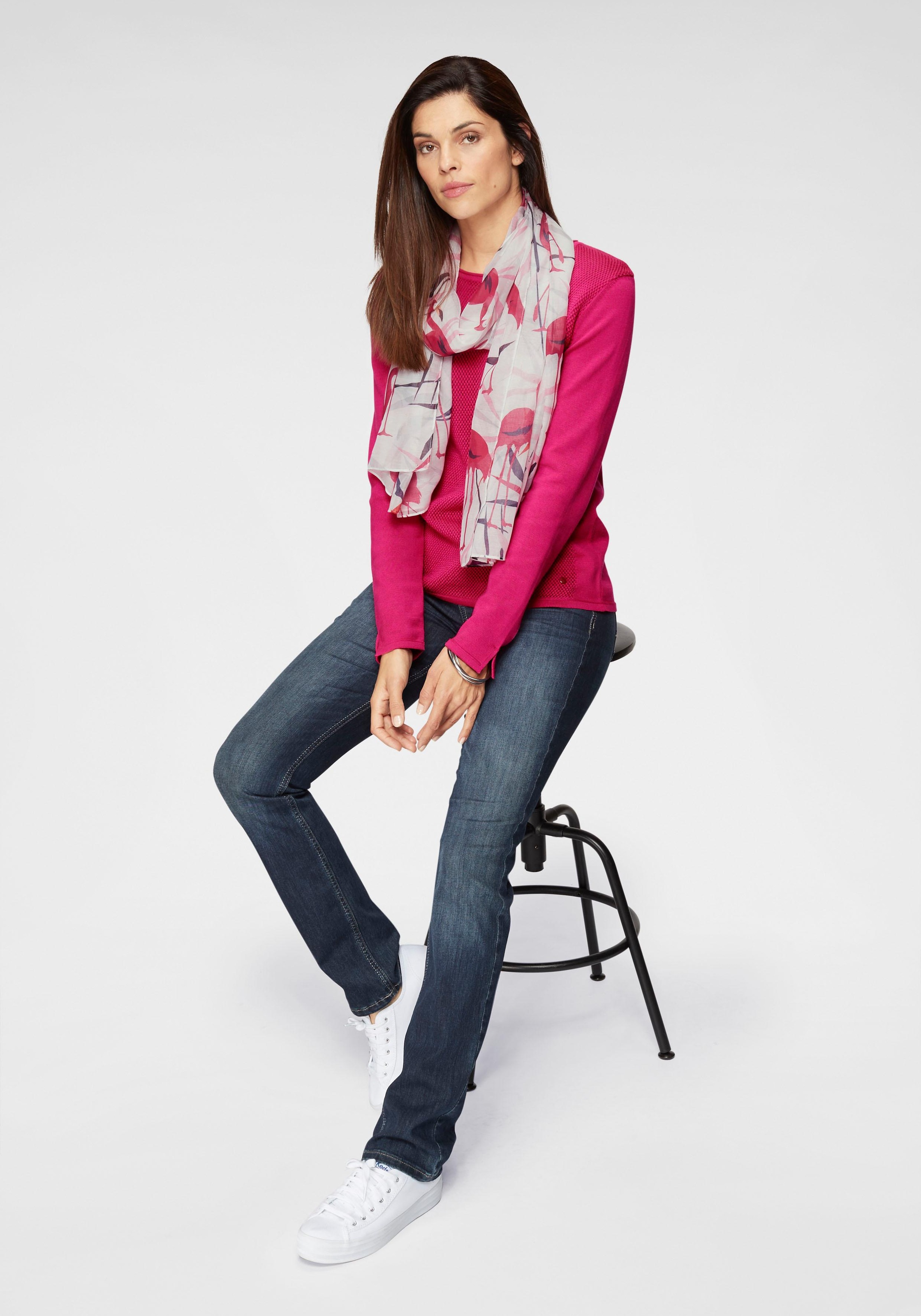 MAC Stretch-Jeans »Angela«, schmal geschnitten