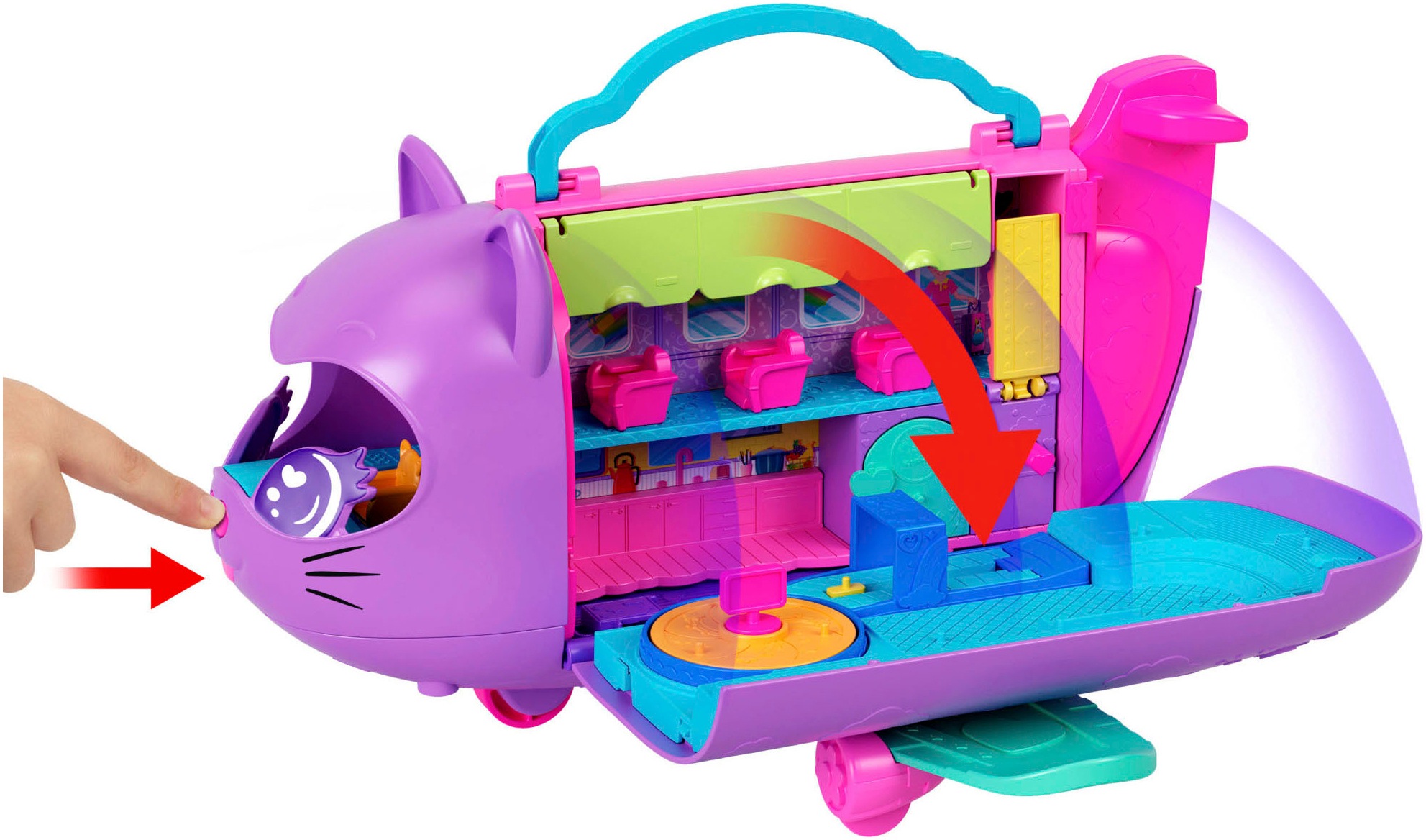 Polly Pocket Spielwelt »Kitty Airways Spielset«