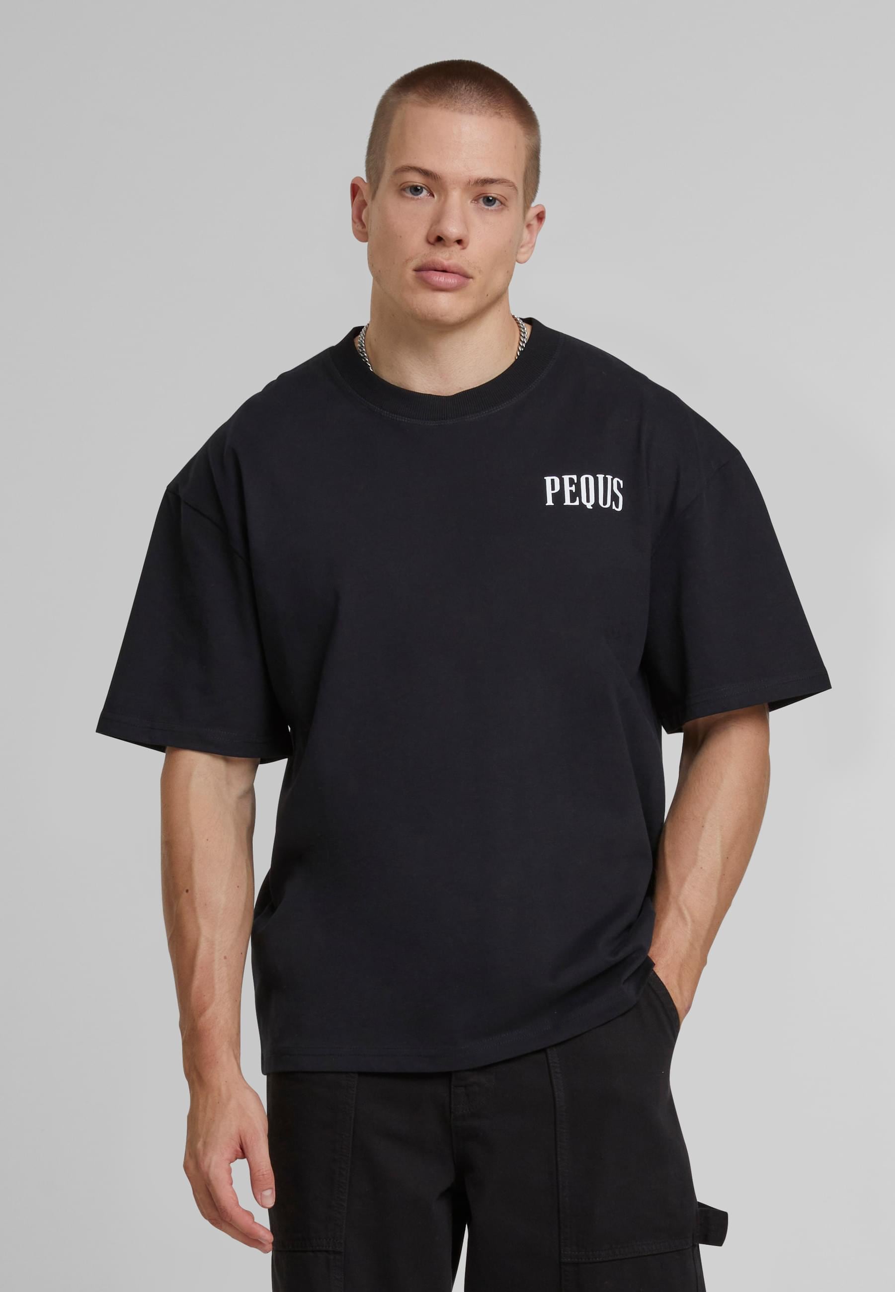 PEQUS T-Shirt »PEQUS PEQUS Back Logo T-Shirt«, (1 tlg.)