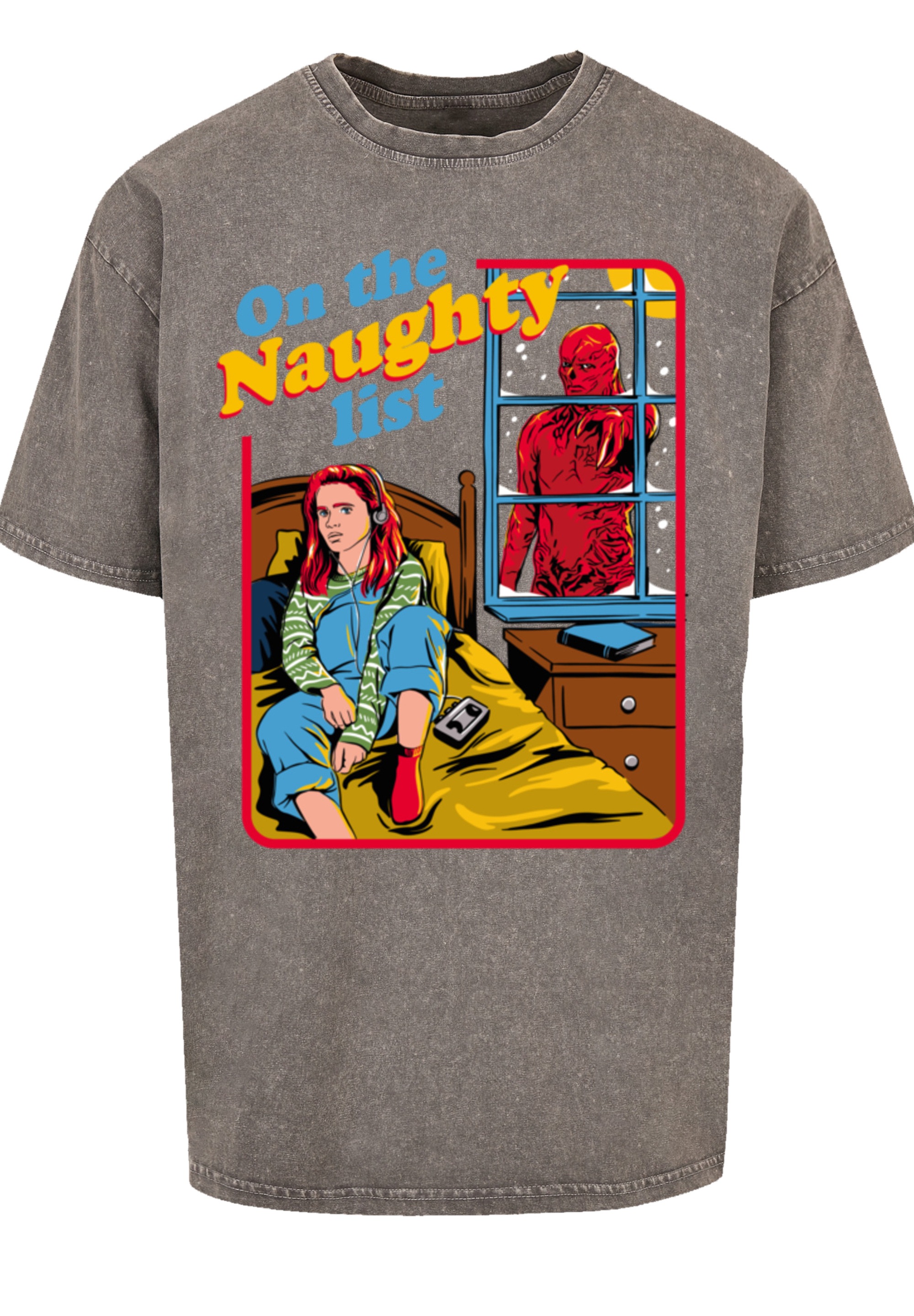 F4NT4STIC T-Shirt »Stranger Things Naughty List Netflix TV Series«, Premium Qualität