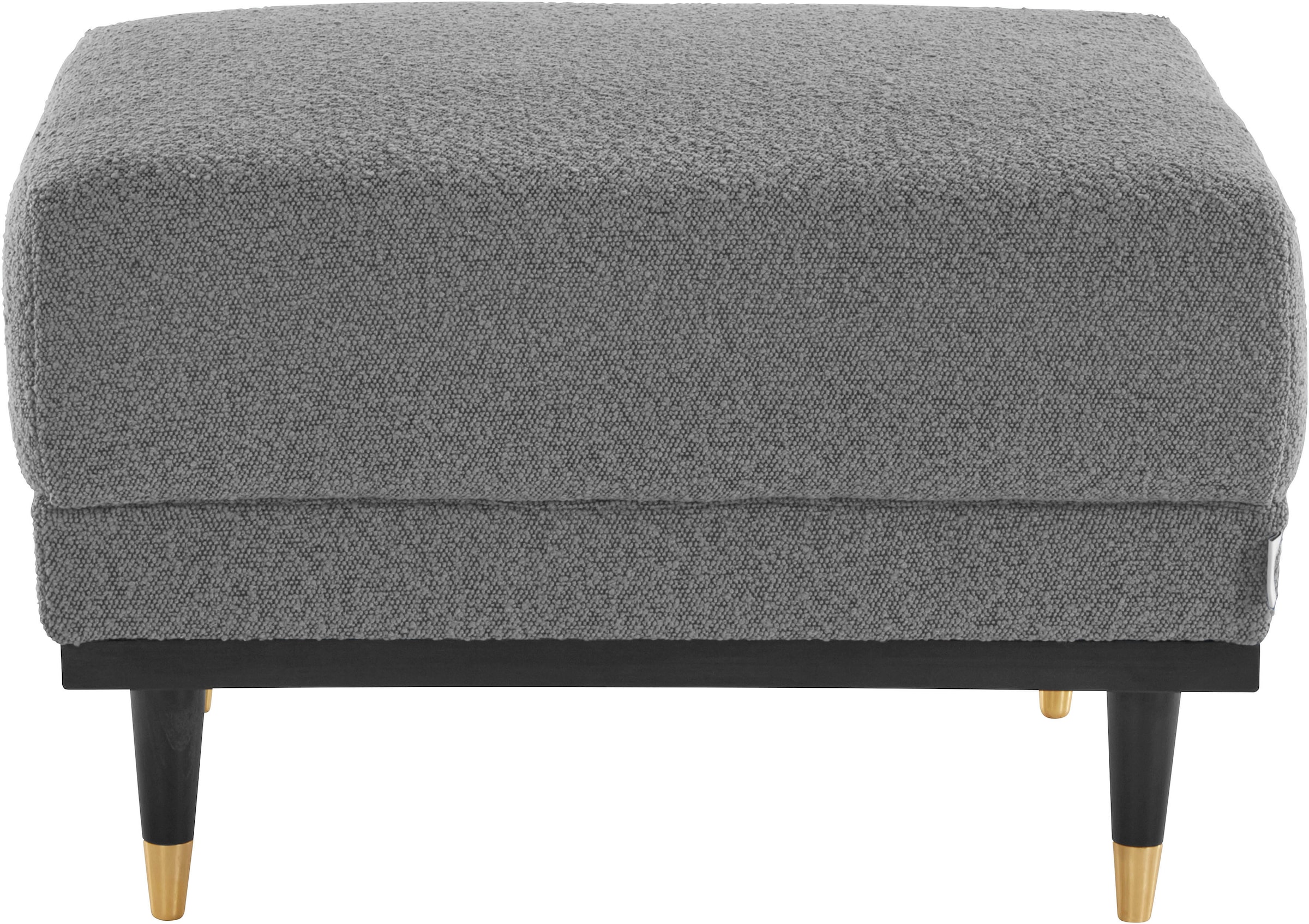 Guido Maria Kretschmer Home&Living Polsterhocker »Chamby New«, im Bouclé-Strukturbezug