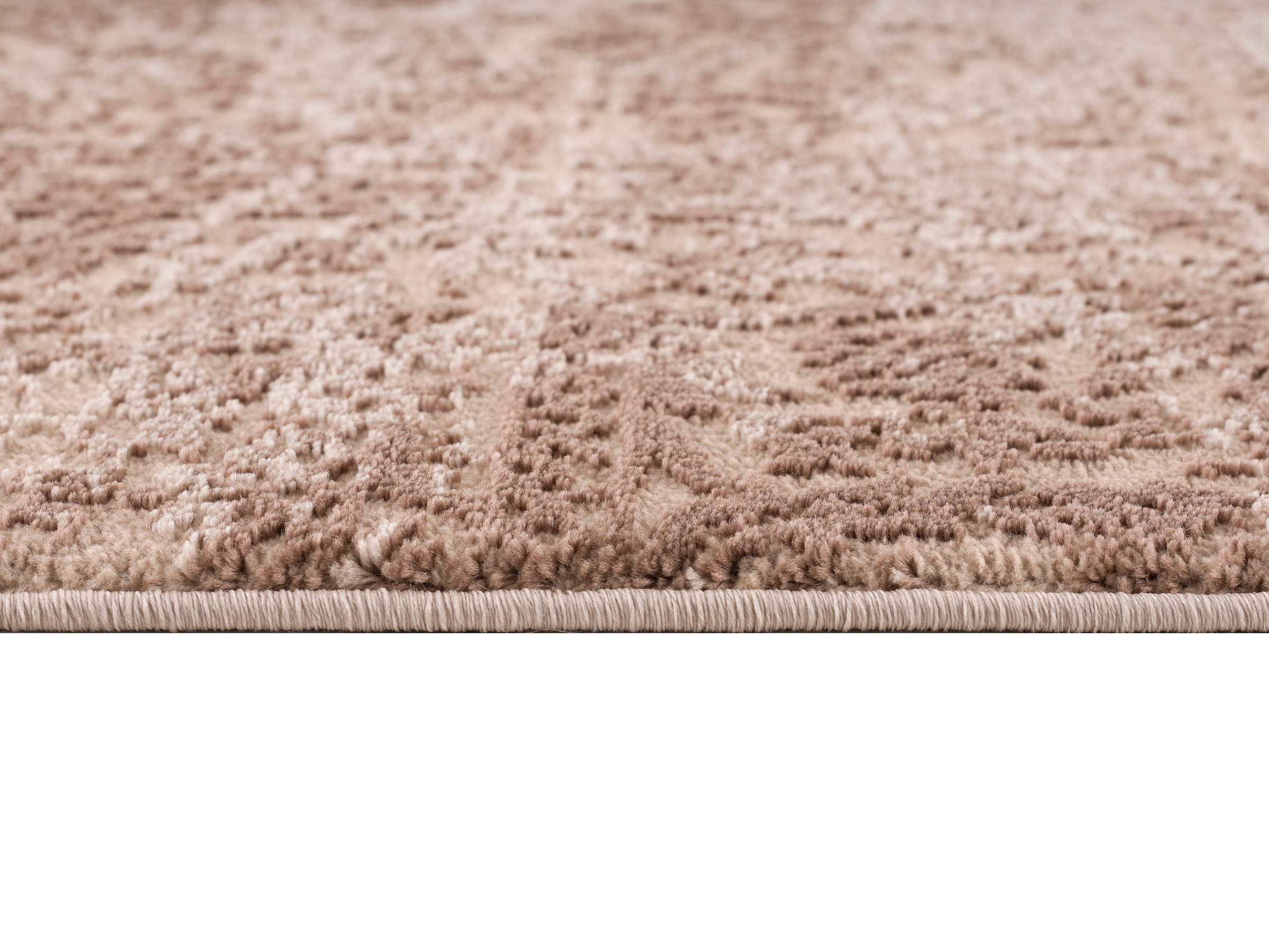Home affaire Teppich »Dilani«, rechteckig, Vintage, dezenter Glanz, Hoch-Tief-Struktur, Schrumpf Carving-Effekt