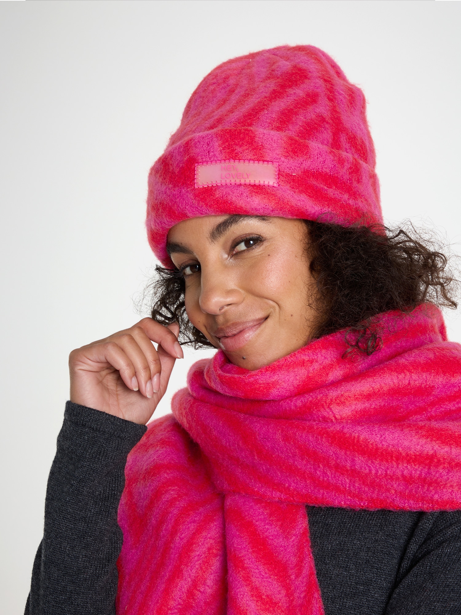 Lieblingsstück Beanie "Damen-Strickmütze" aus Polyester günstig online kaufen