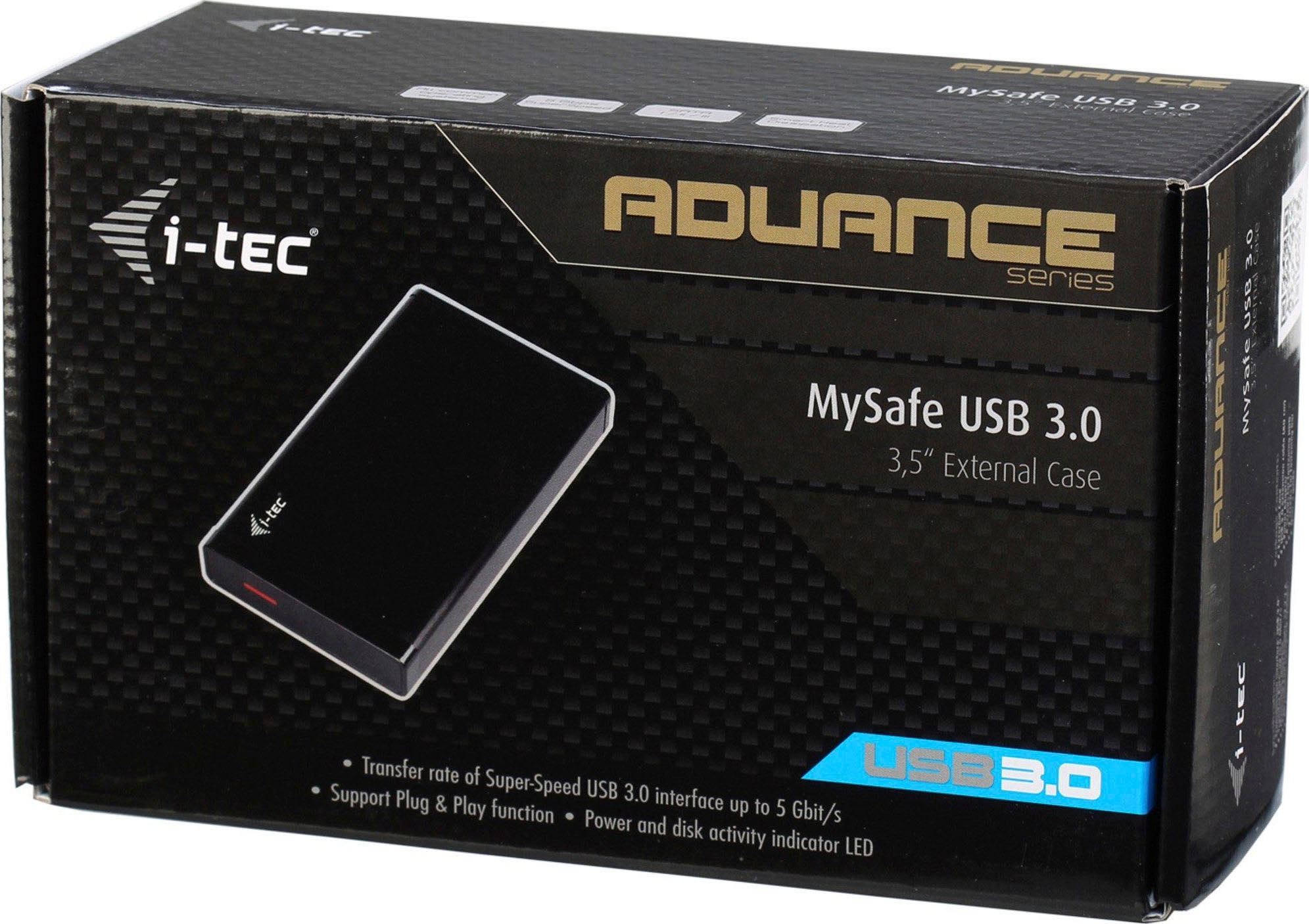 I-TEC Festplattenhülle »MySafe Advance Black 3.5«