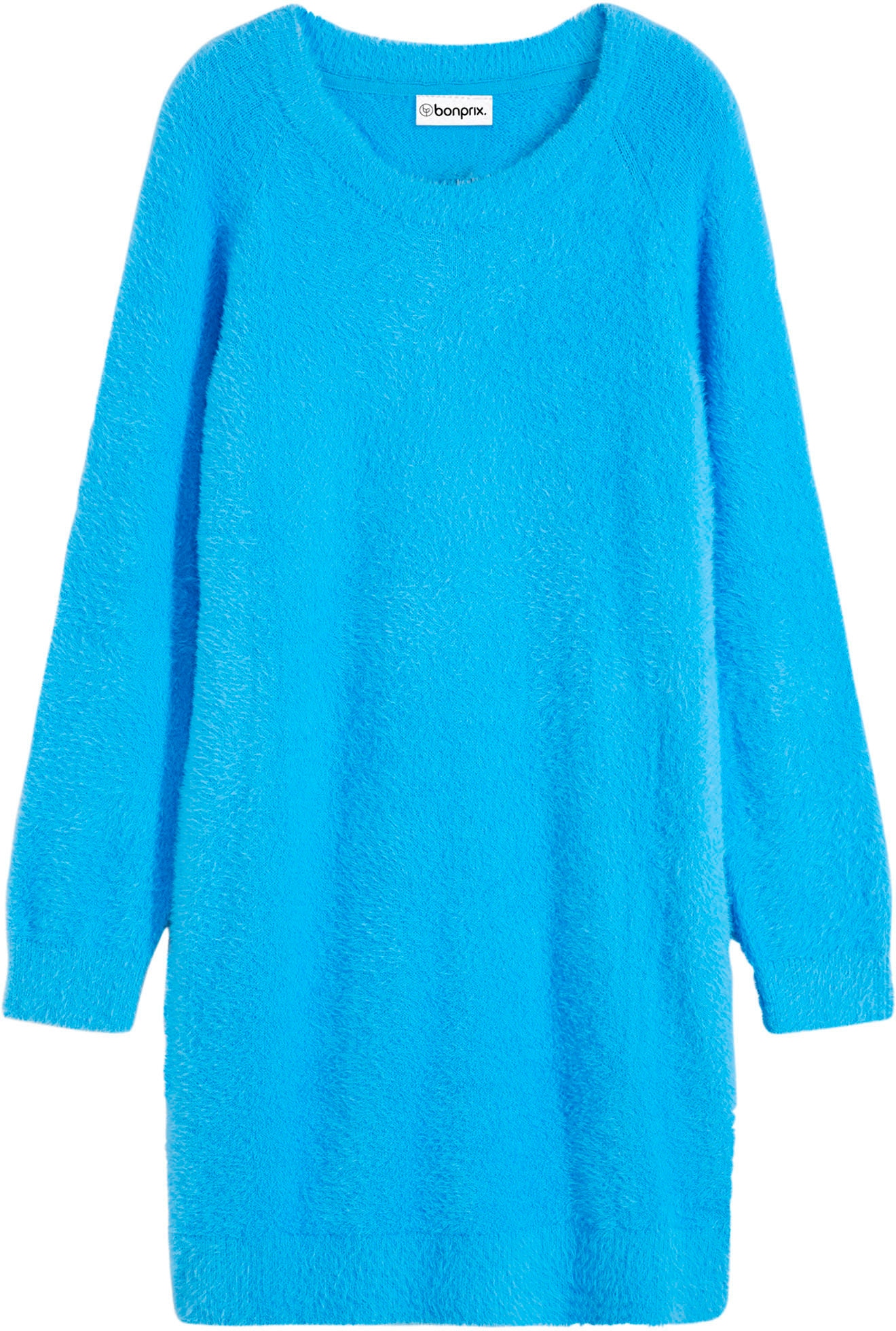 bonprix Strickkleid für den Alltag, aus Polyamid, Viskose und Polyester, casual Stil