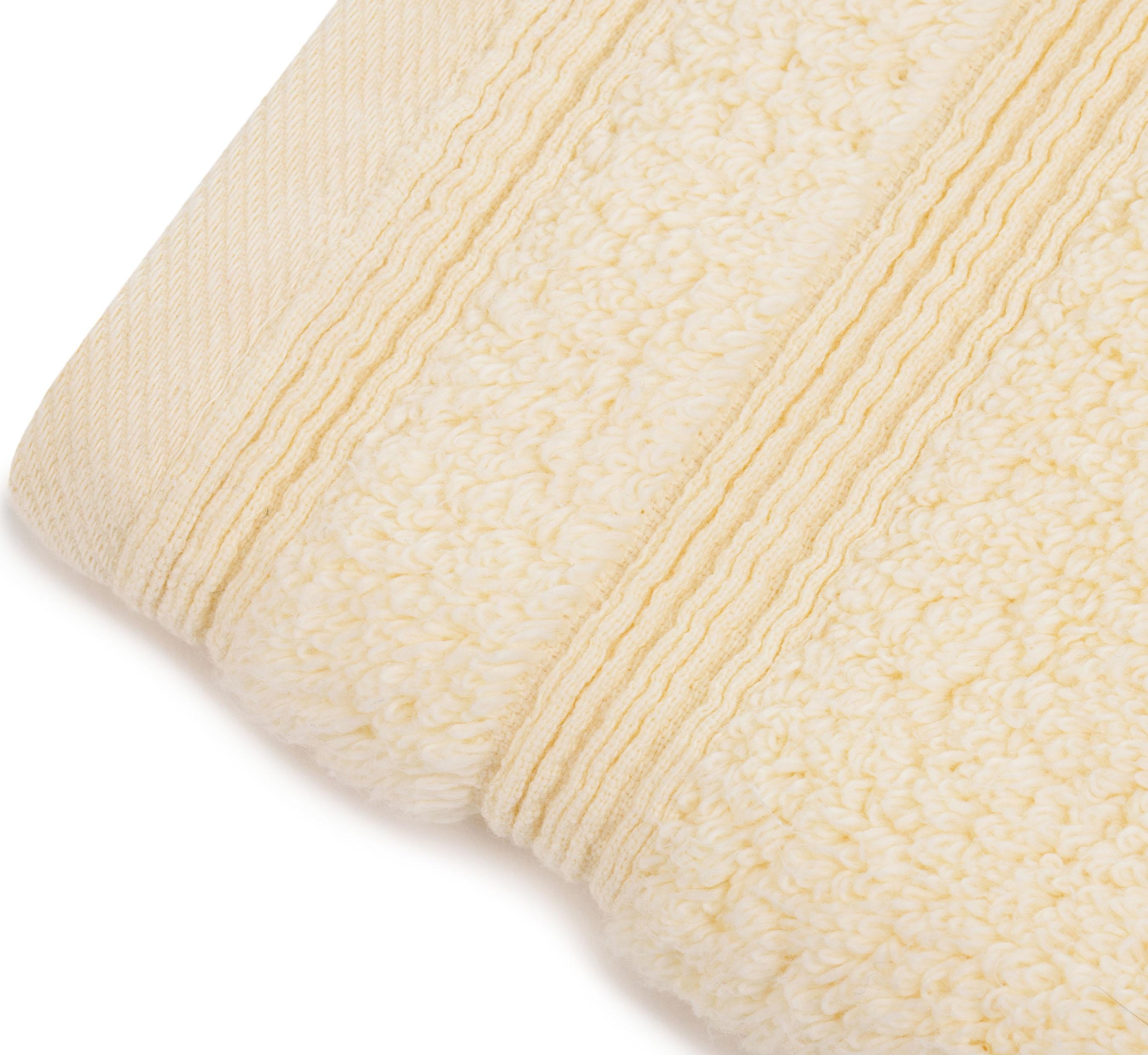 Gözze Gästehandtücher "Monaco" im Set, Uni Farben, mit gewellter Bordüre günstig online kaufen