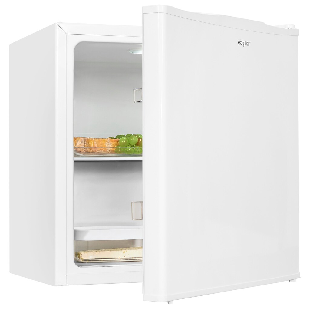 exquisit Kühlschrank »KB05-V-151F«, KB05-V-151F weiss, 51 cm hoch, 45 cm breit, 41 L Volumen
