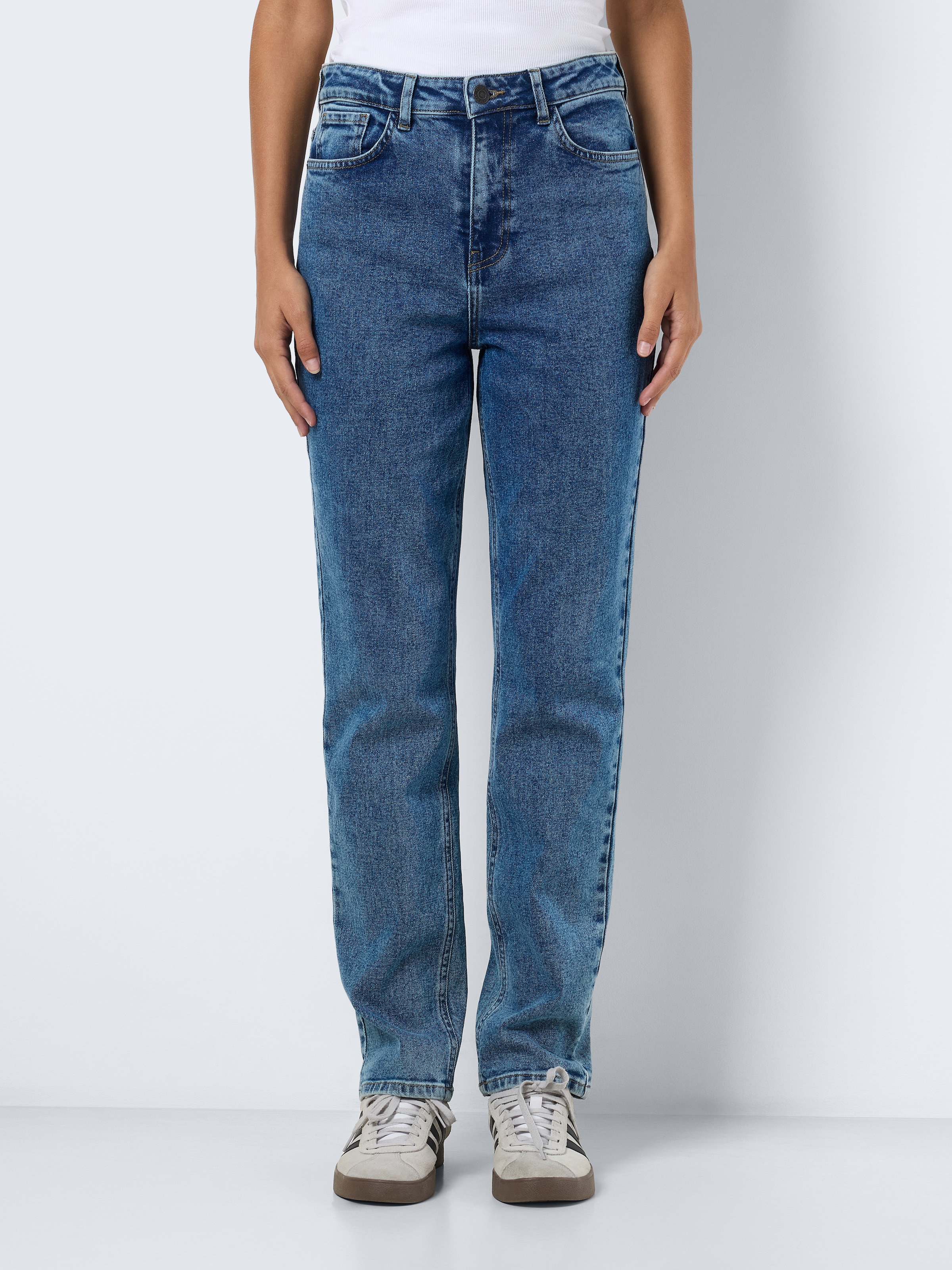 Noisy may High-waist-Jeans "NMDAISY HW MOM FIT JEAN AZ394MB FWD NOOS" günstig online kaufen