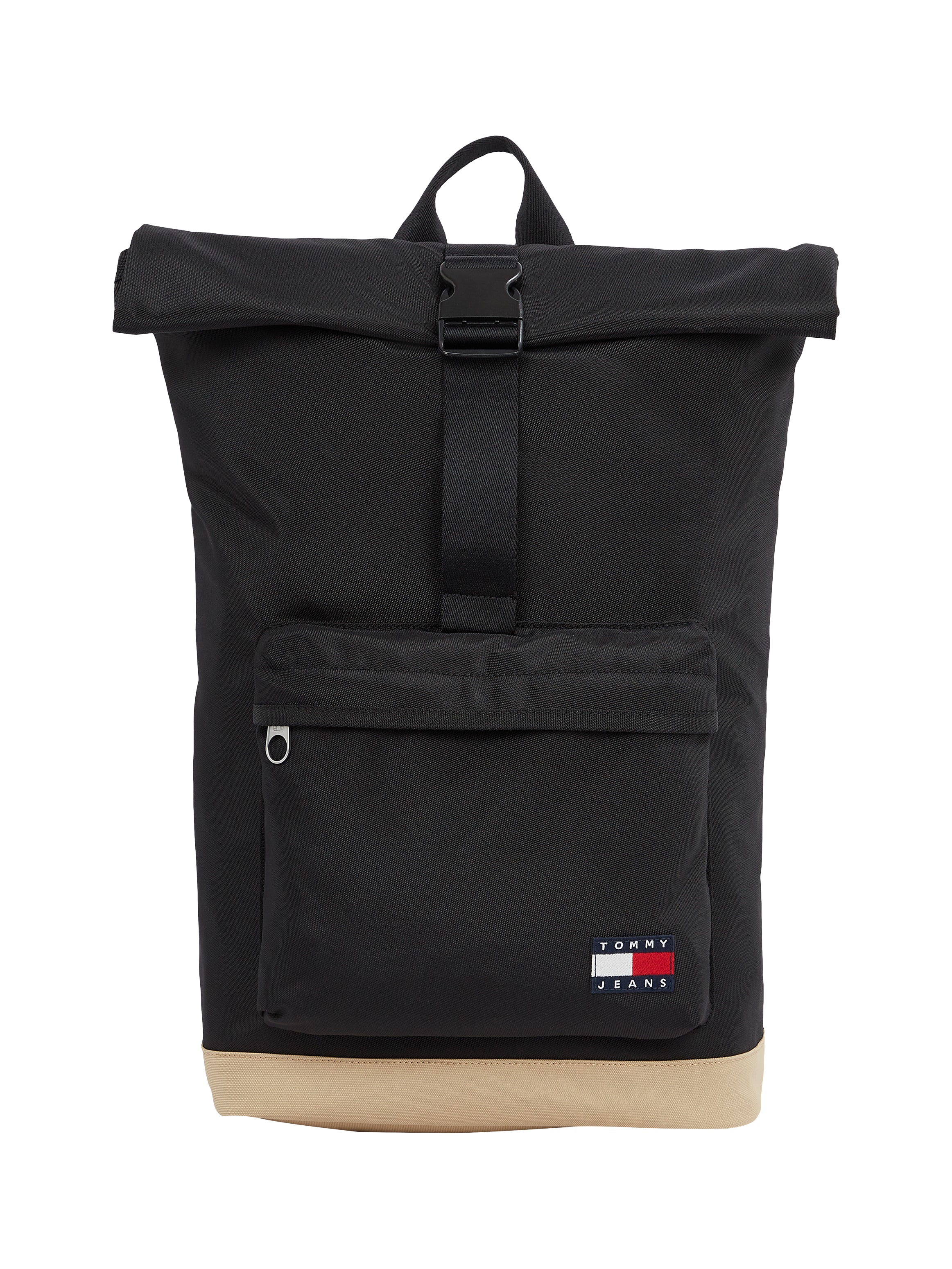 TOMMY JEANS Freizeitrucksack »TJM ESS DAILY ROLLTOP BACKPACK«, Men Travelbag, Cityrucksack mit...