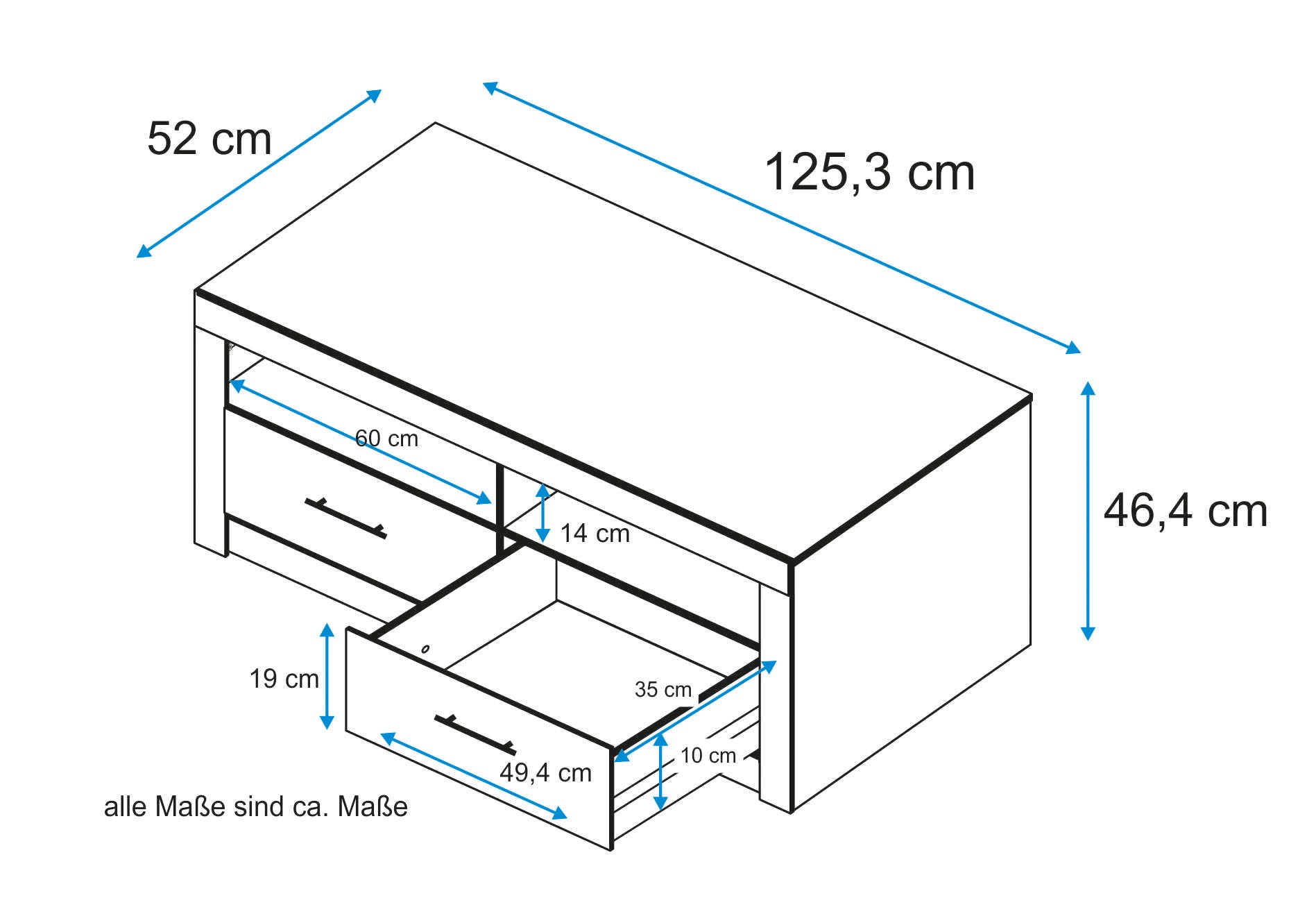 VOGL Möbelfabrik Lowboard