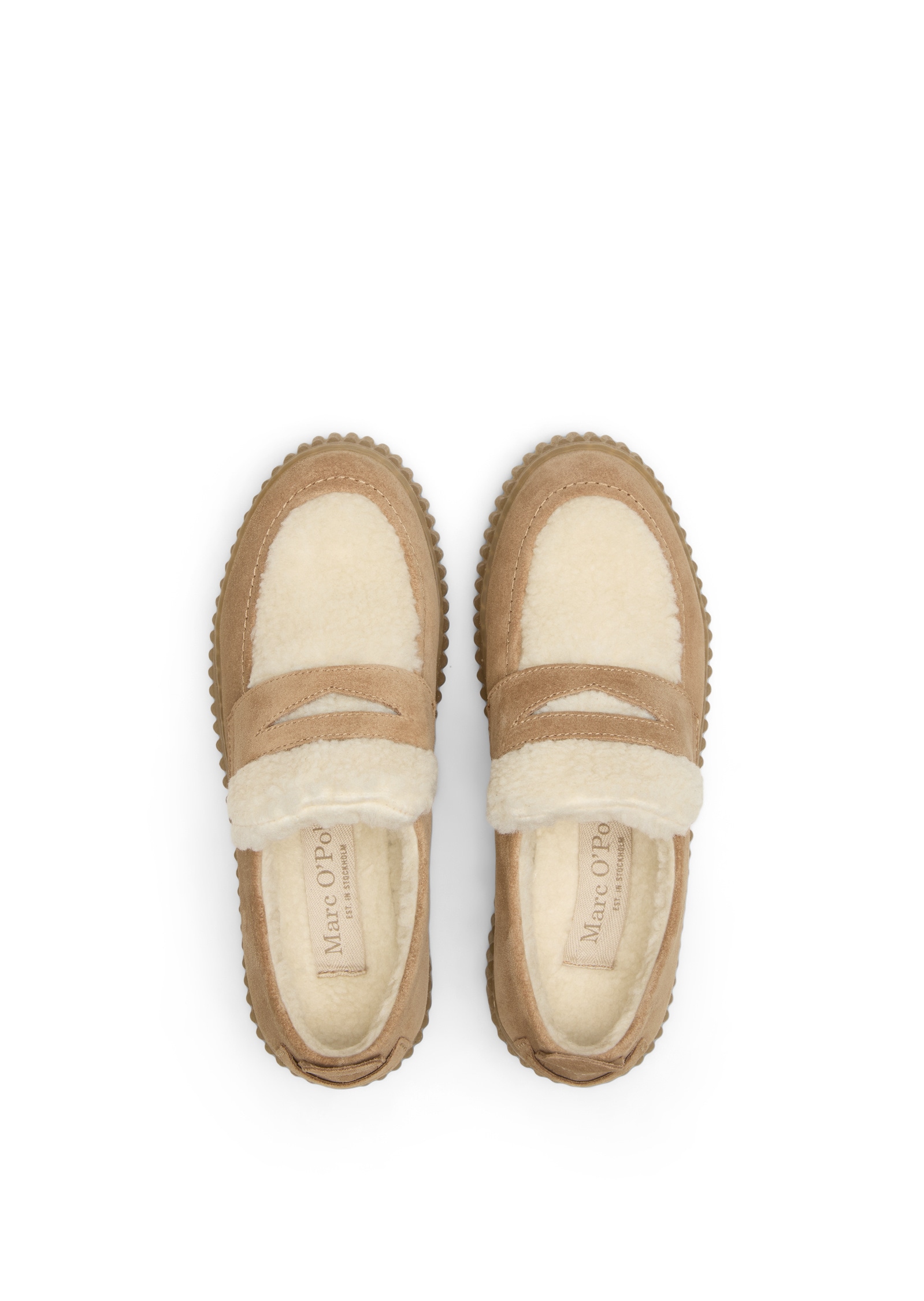 Marc O'Polo Loafer »mit flauschigem Teddyfutter«