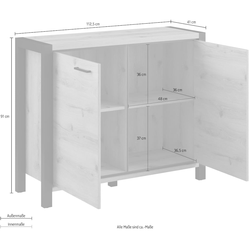 Helvetia Kommode »Aktiv«, Breite 112,5 cm