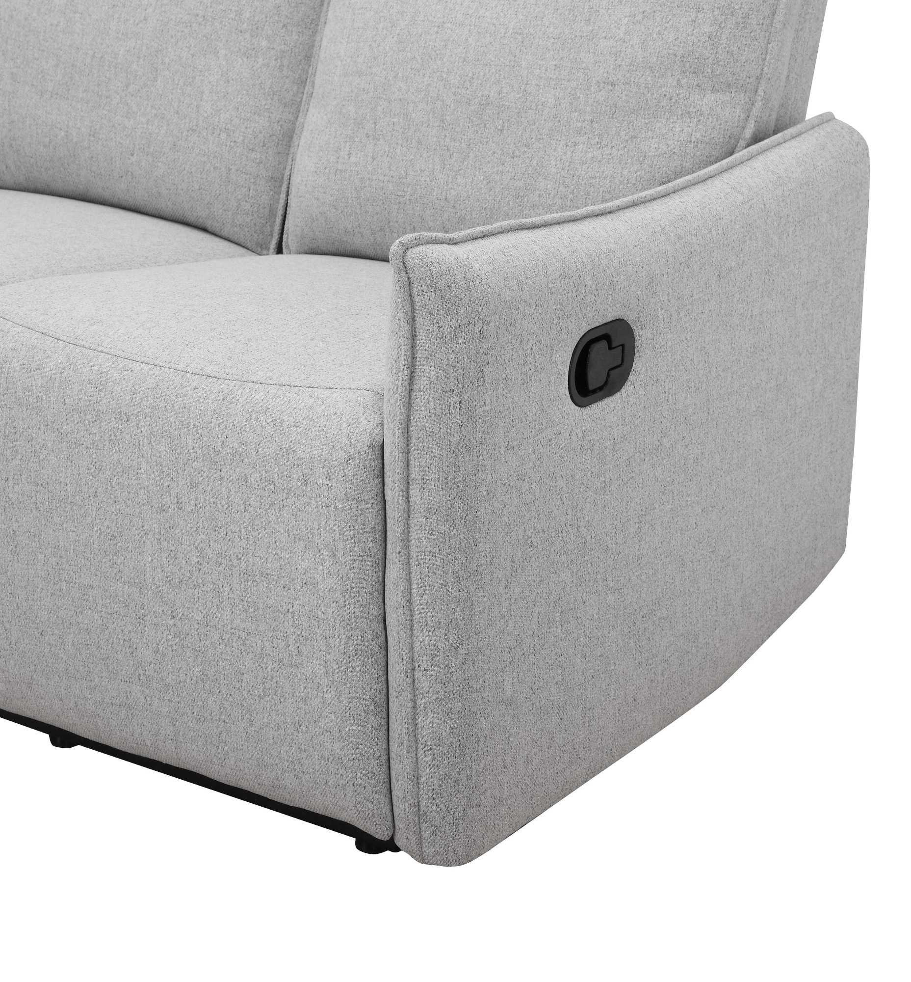 Dorel Home 2-Sitzer »Lugo, Kinosofa mit Reclinerfunktion in Kunstleder und Webstoff«, mit manueller Relaxfunktion in beiden Sitzen